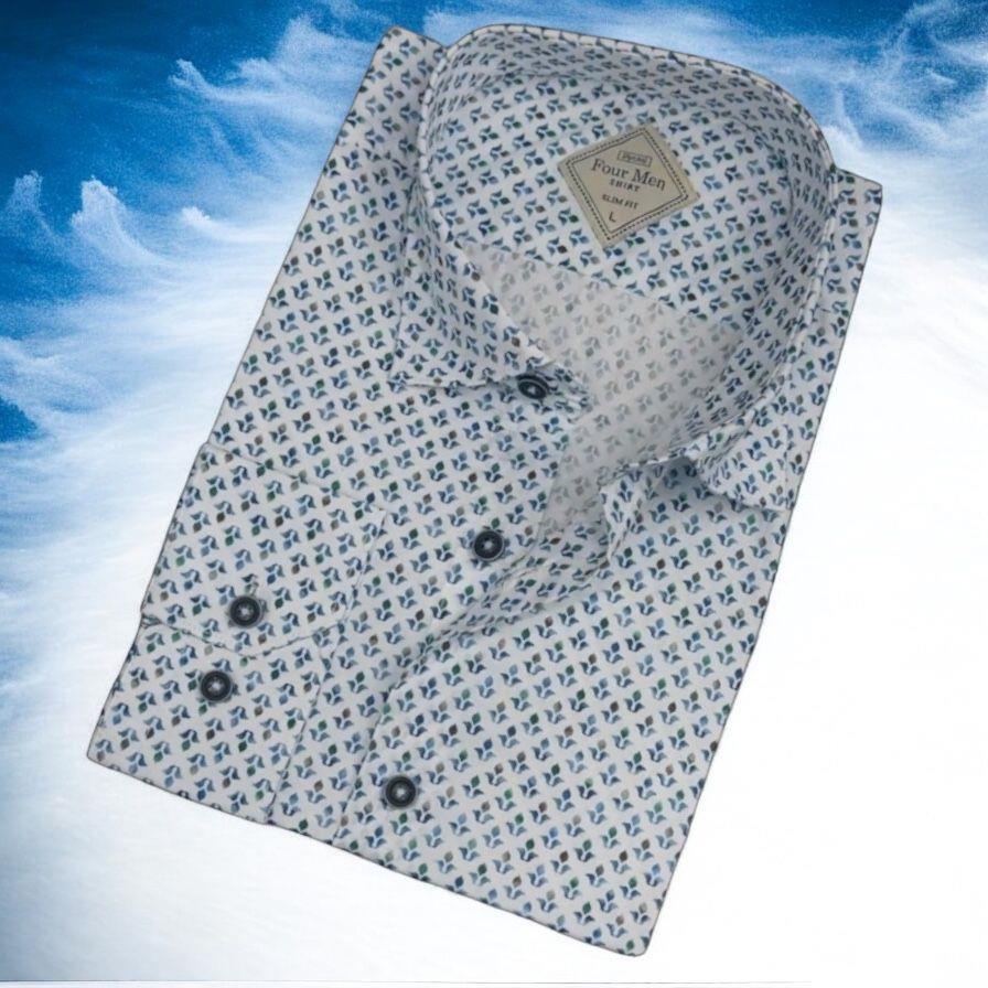 Pamuklu Uzun Kollu Erkek Gömlek (Slim Fit Kalıp)