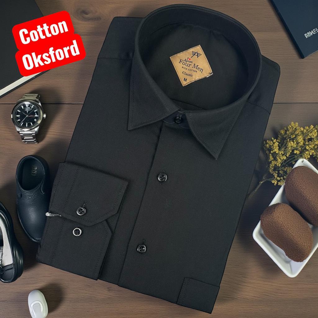 Pamuklu Uzun Kollu Oxford  Erkek Gömlek (Regular Kalıp)
