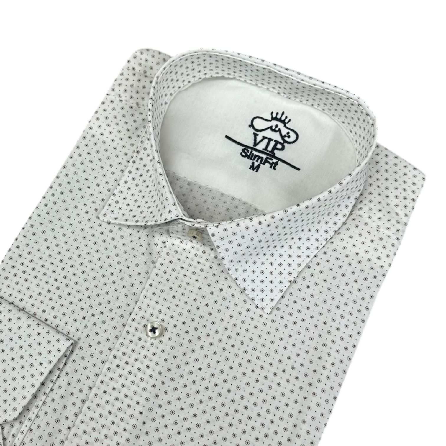 Slim Fit Pamuklu Uzun Kollu Cepsiz Spor Gömlek (Slim Fit Kalıp)