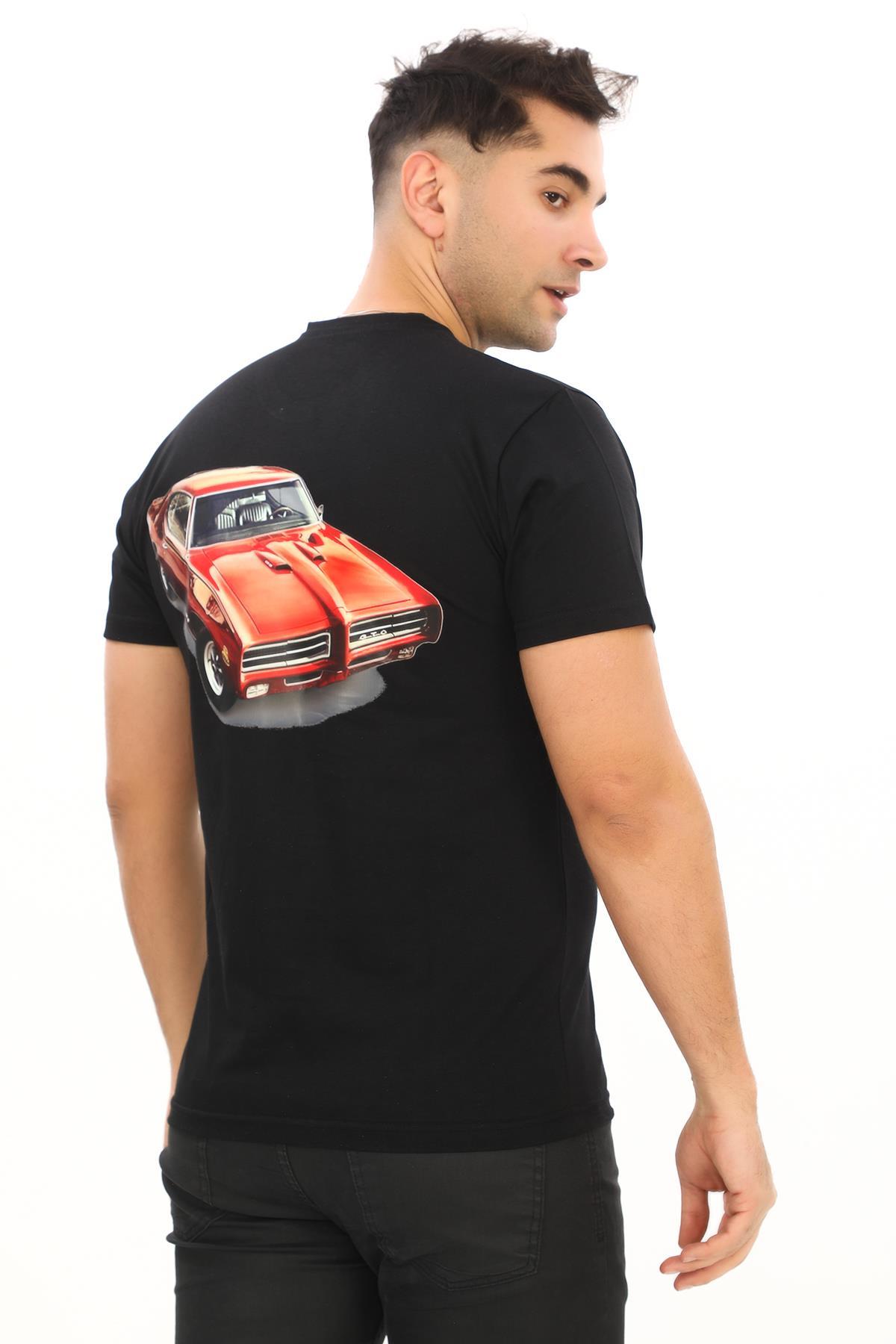 American Classic Ford Ranger Özel Tasarım Baskılı Siyah T-Shirt (Slim fit)