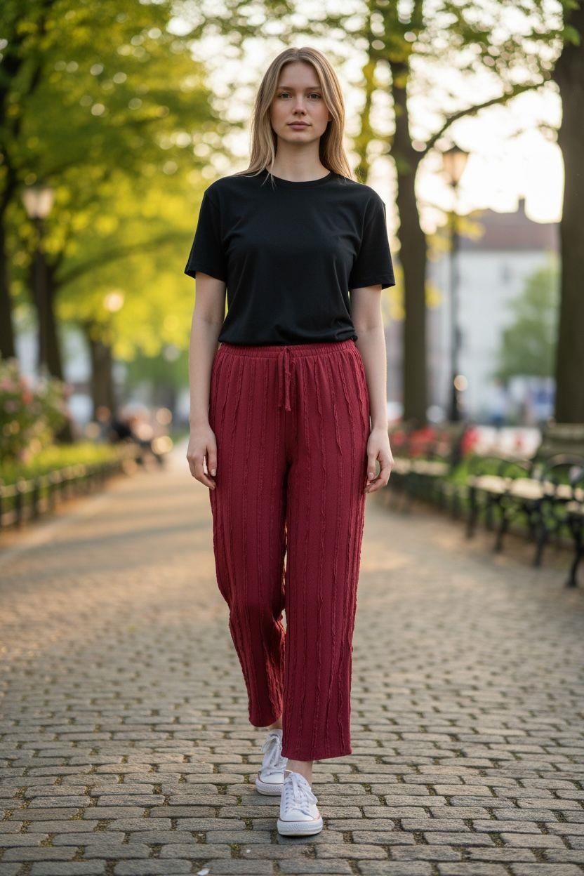 Kadın Geniş Paça Pantolon