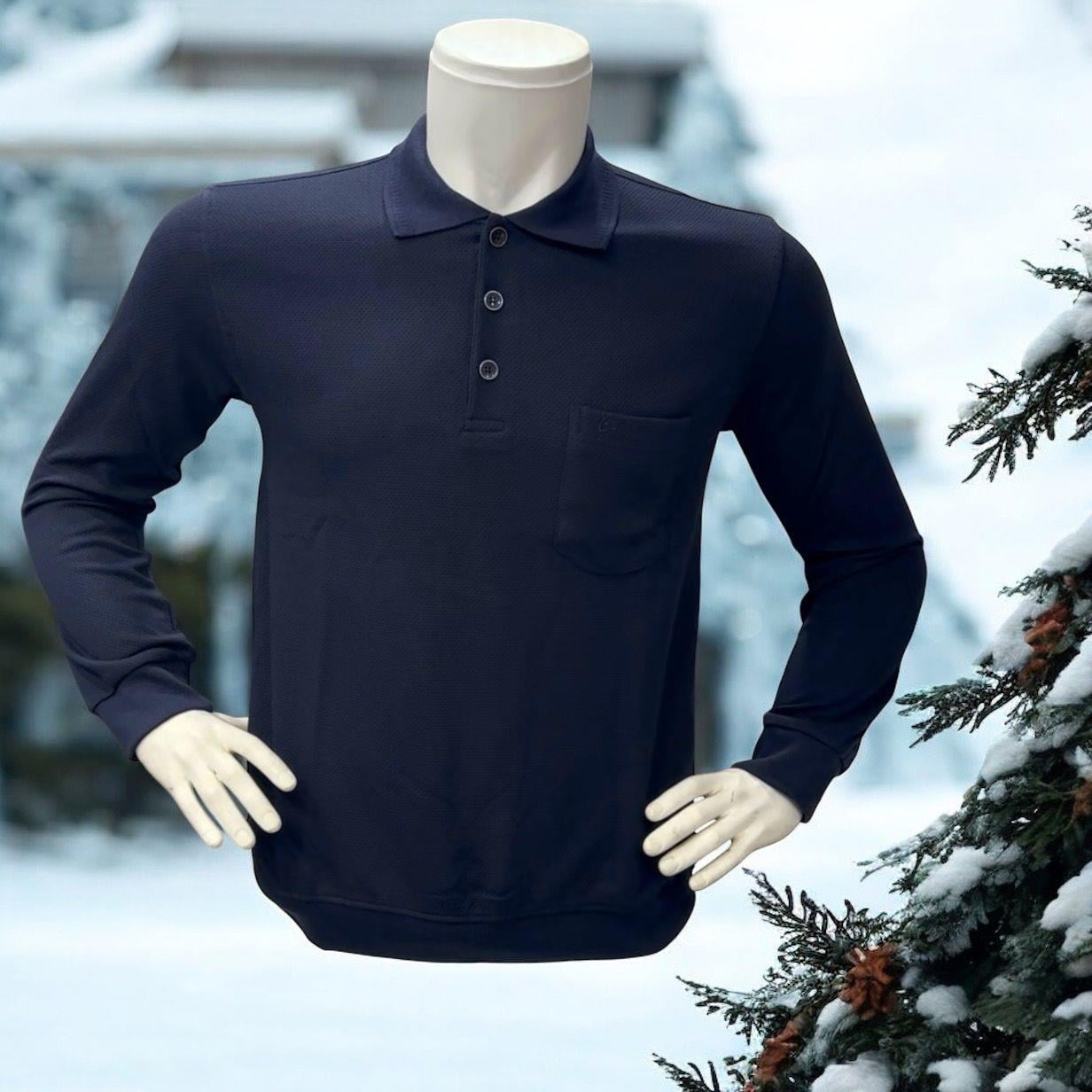 Kışlık Pamuklu Selanik Örgü Uzun Kollu Erkek-Kadın  Sweatshirt (Regular Kalıp)