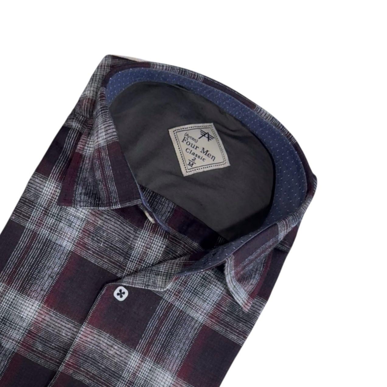 Klasik %100 Cotton Uzun Kollu Terletmeyen Kışlık Flanel Kumaş Çok Renk Gömlek (Regular Kalıp)