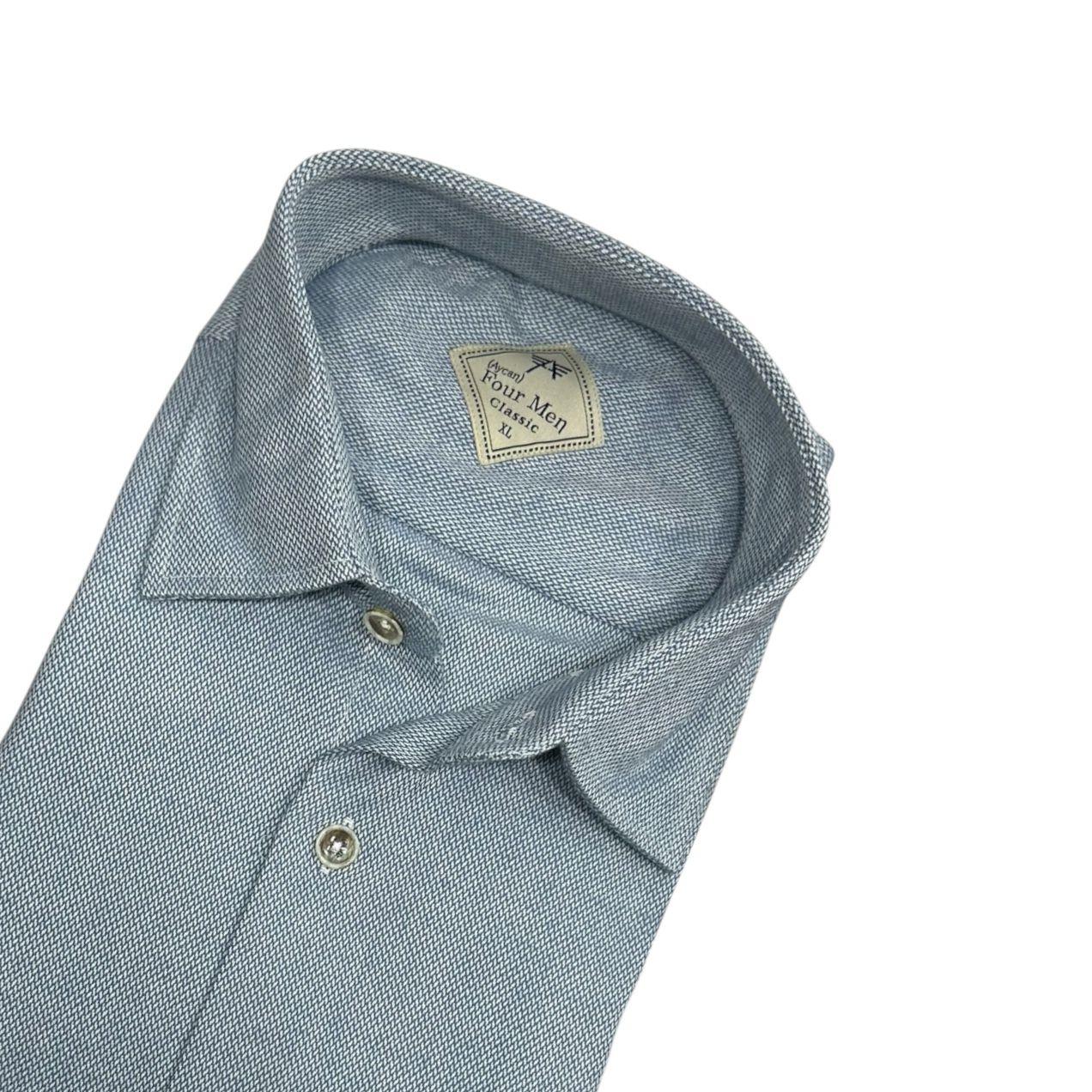 Klasik %100 Cotton Uzun Kollu Terletmeyen Kışlık Flanel Kumaş Kahverengi Gömlek (Regular Kalıp)