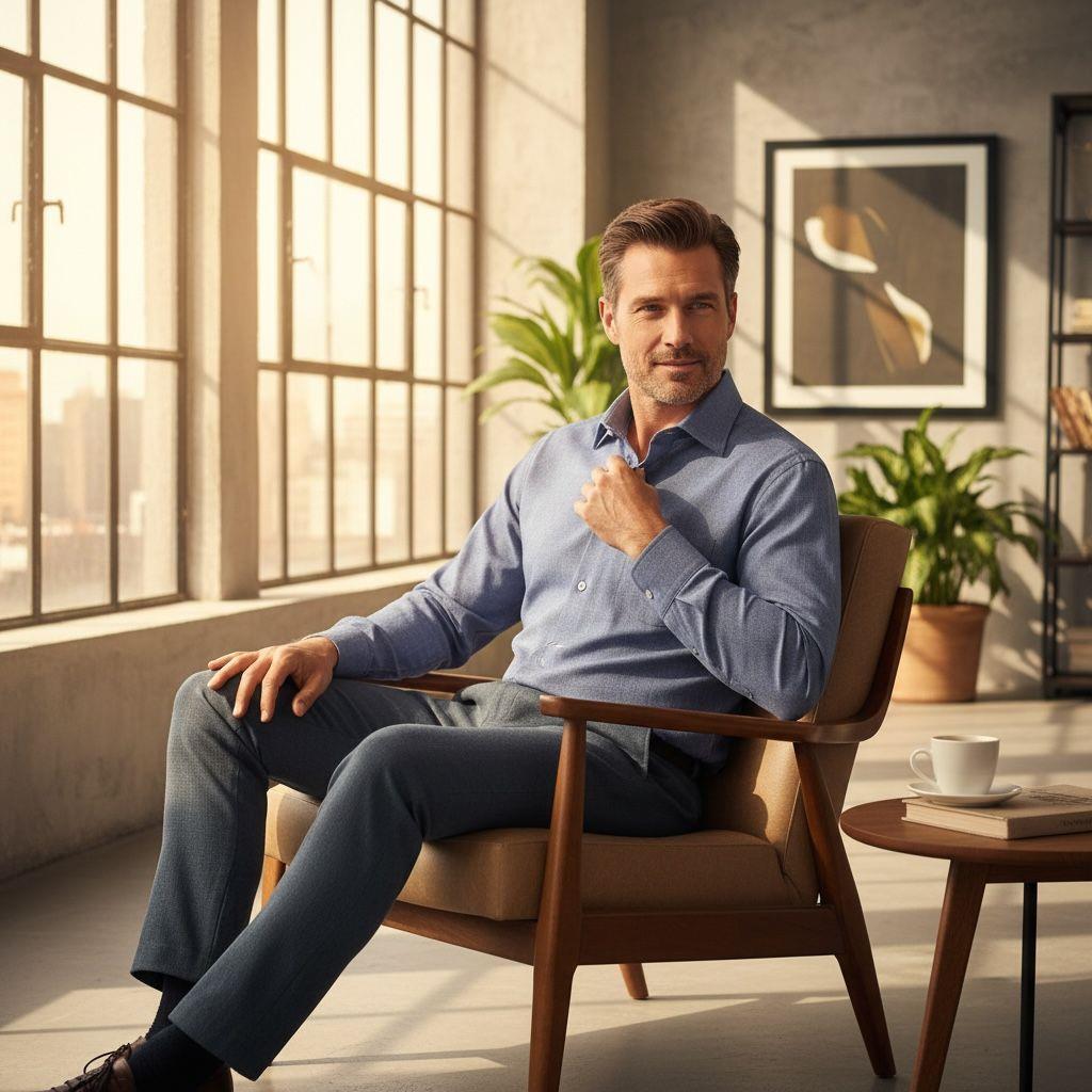 Klasik %100 Cotton Uzun Kollu Terletmeyen 4 Mevsim Gömlek (Regular Kalıp)