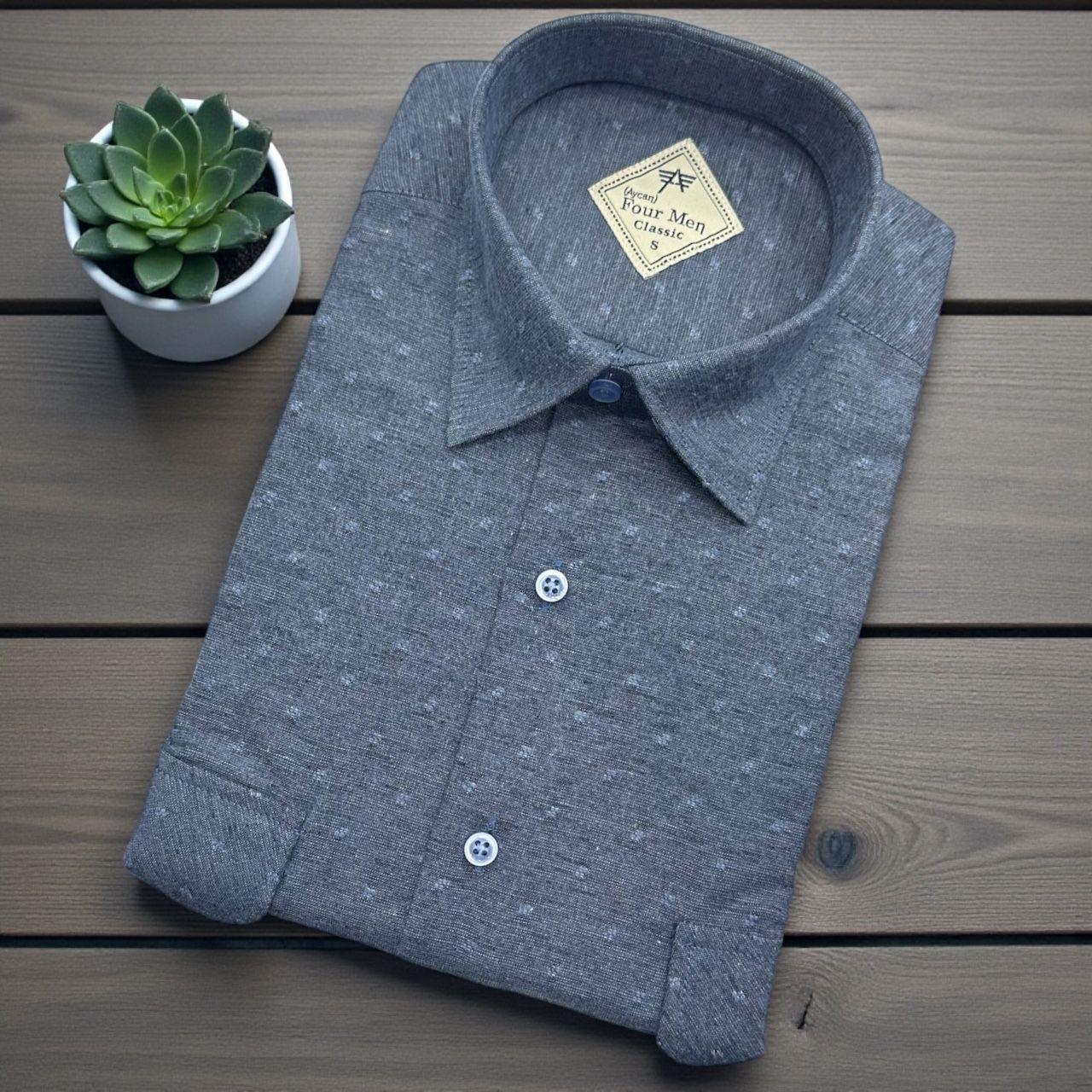 Klasik %100 Cotton Uzun Kollu Terletmeyen Kışlık Flanel Terletmeyen Gömlek (Regular Kalıp)