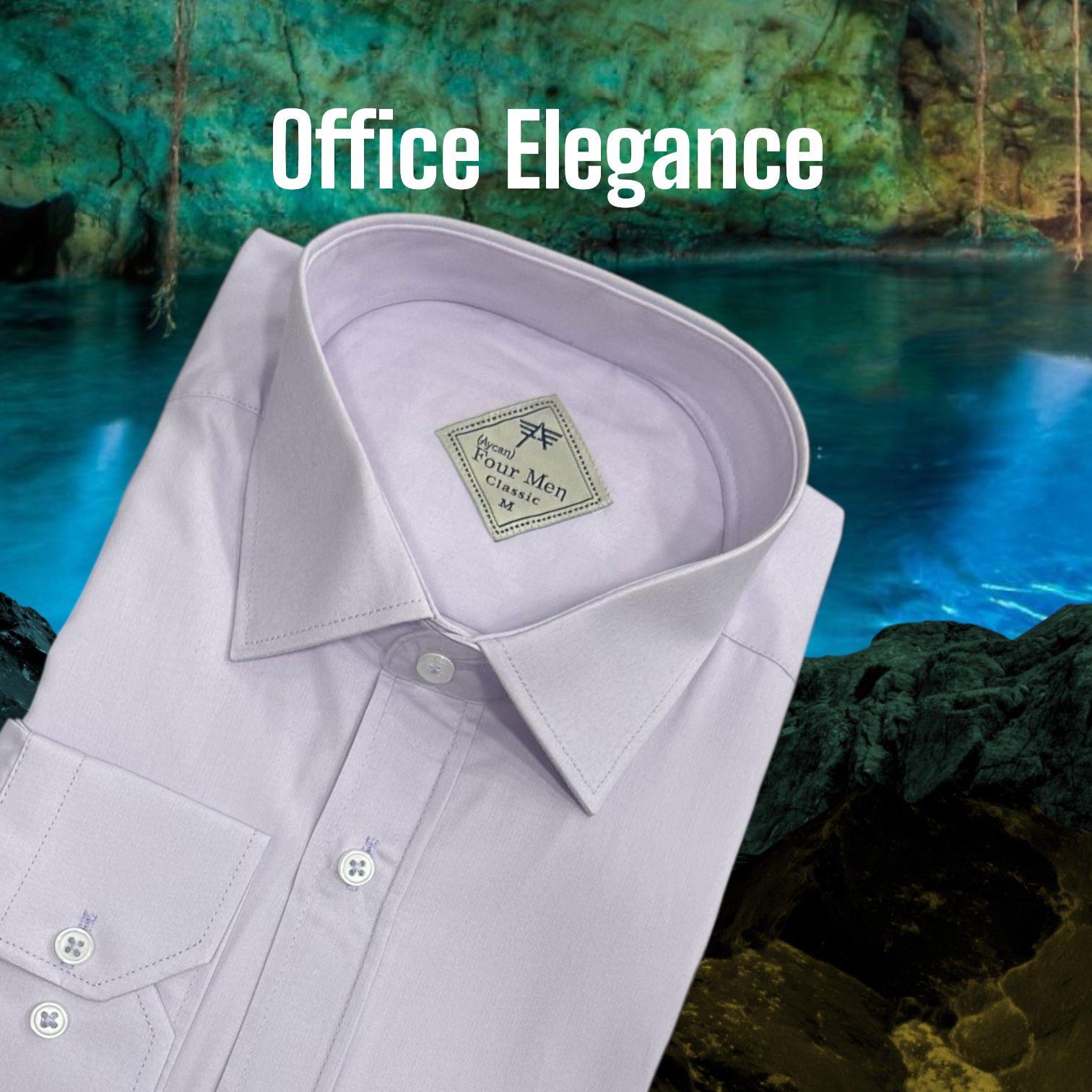 Klasik %100 Cotton Uzun Kollu Terletmeyen Kışlık Flanel Kumaş Lila Gömlek (Regular Kalıp)