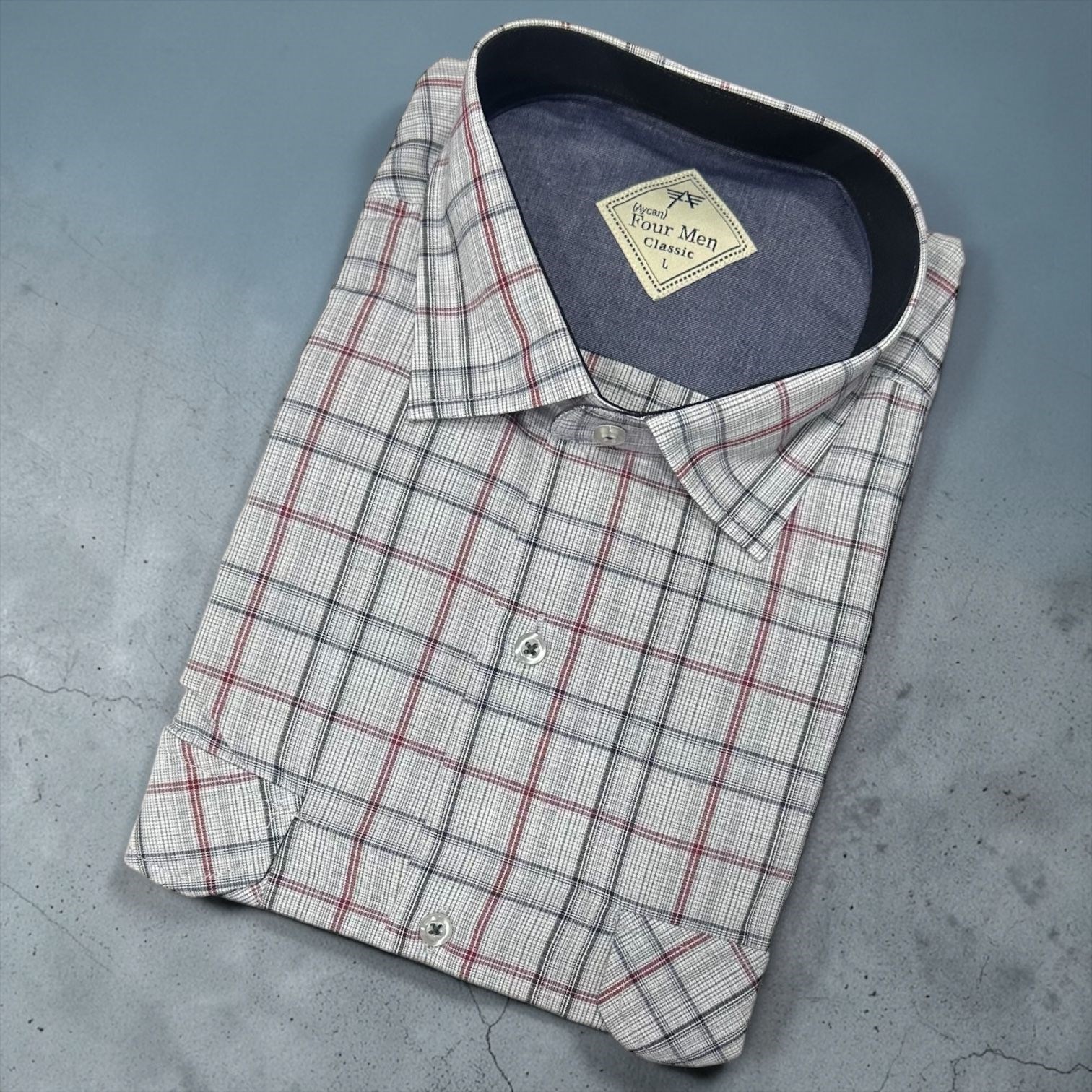 Linen Keten Klasik %100 Cotton Kısa Kollu Terletmeyen Gömlek 