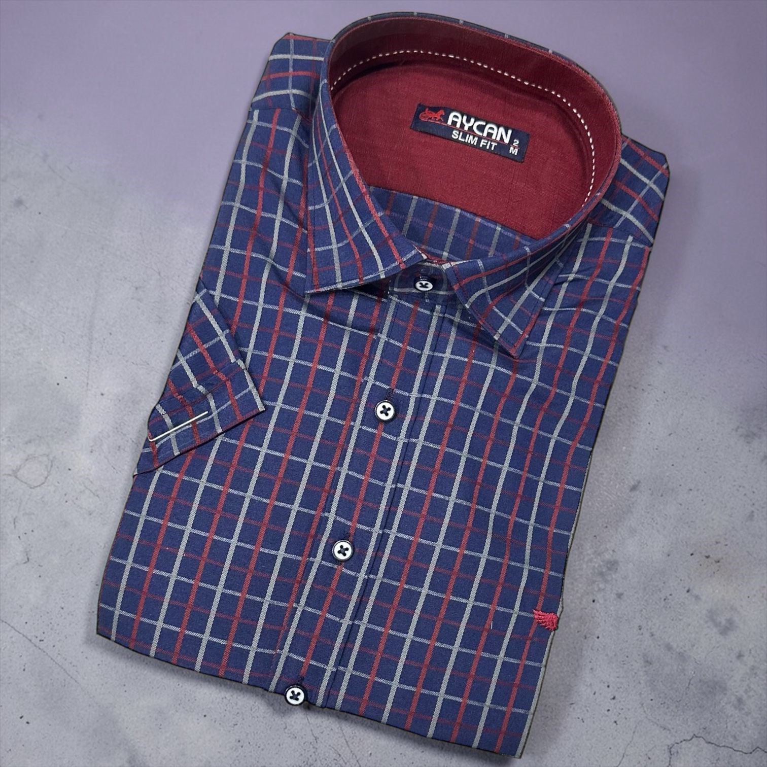 Linen Keten Klasik %100 Cotton Kısa Kollu Terletmeyen Gömlek 