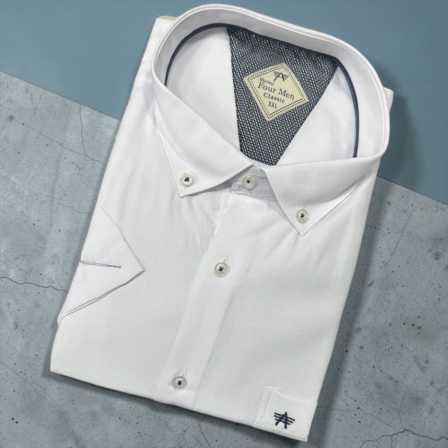 Linen Keten Klasik %100 Cotton Kısa Kollu Terletmeyen Gömlek 