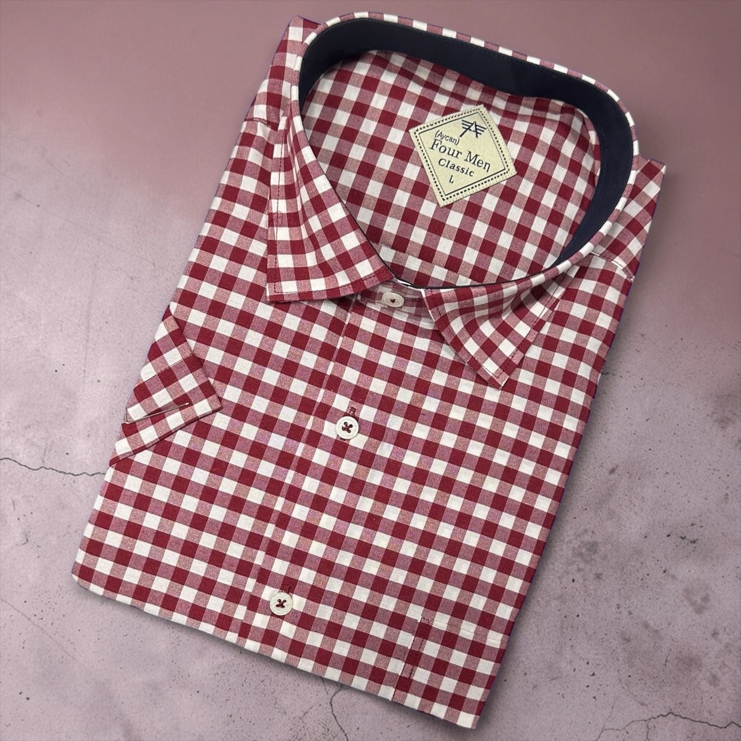 Linen Keten Klasik %100 Cotton Kısa Kollu Terletmeyen Gömlek 