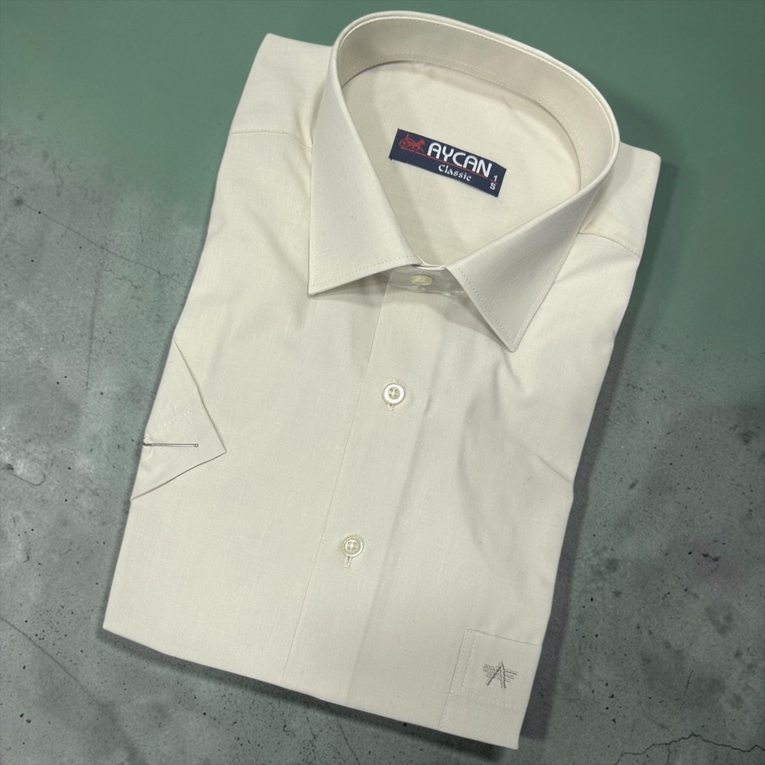 Linen Keten Klasik %100 Cotton Kısa Kollu Terletmeyen Gömlek 