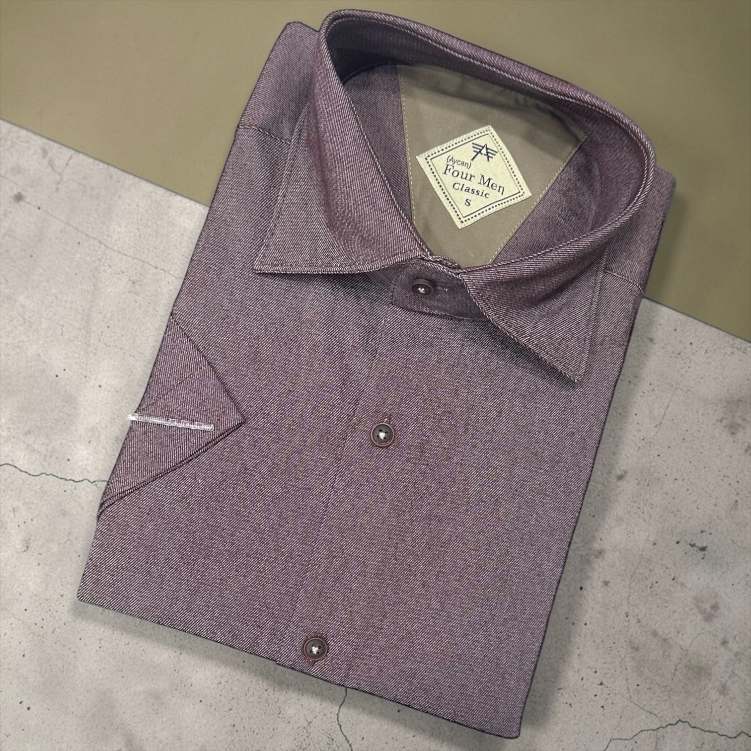 Linen Keten Klasik %100 Cotton Kısa Kollu Terletmeyen Gömlek 