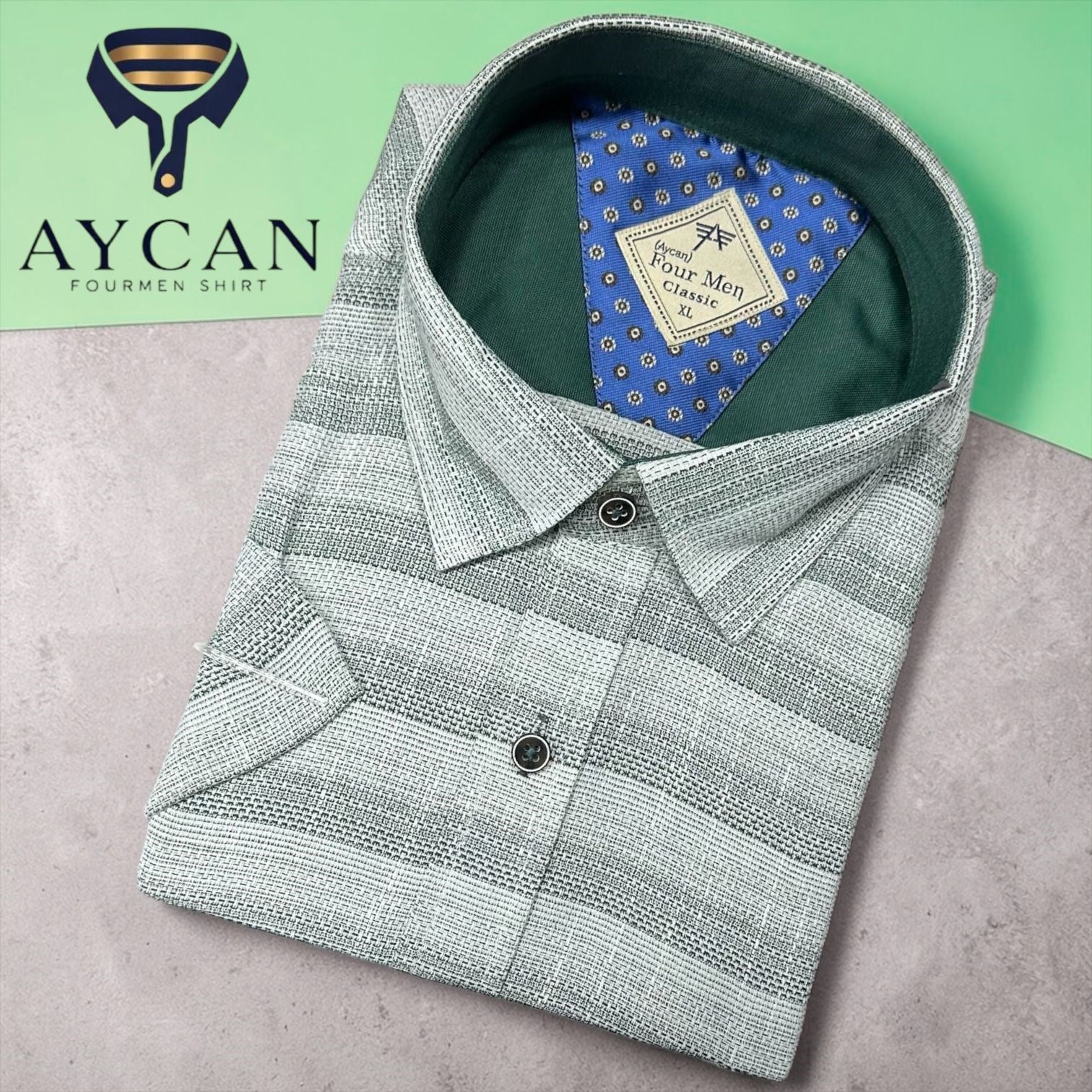 Linen Keten Klasik %100 Cotton Kısa Kollu Terletmeyen Gömlek 