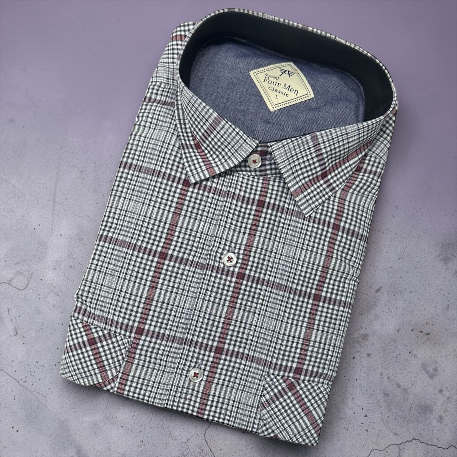 Linen Keten Klasik %100 Cotton Kısa Kollu Terletmeyen Gömlek 