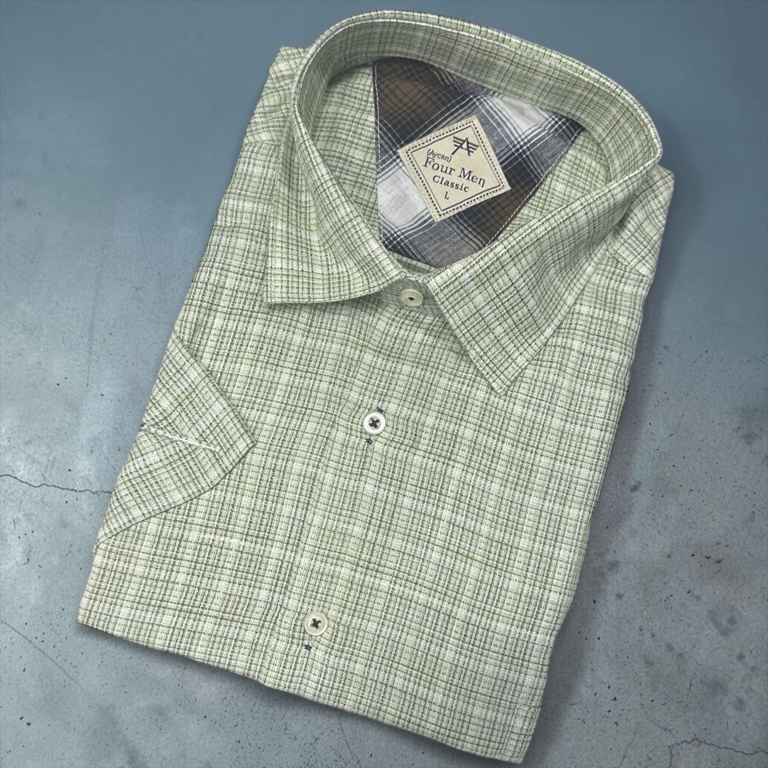 Linen Keten Klasik %100 Cotton Kısa Kollu Terletmeyen Gömlek 