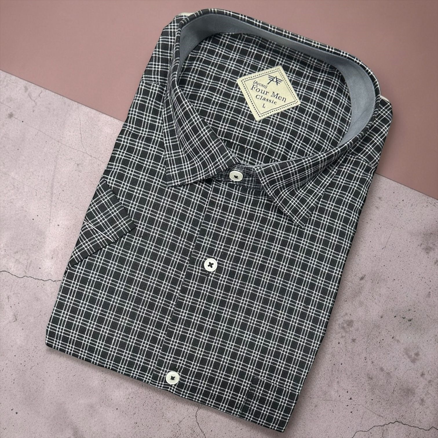 Linen Keten Klasik %100 Cotton Kısa Kollu Terletmeyen Gömlek 