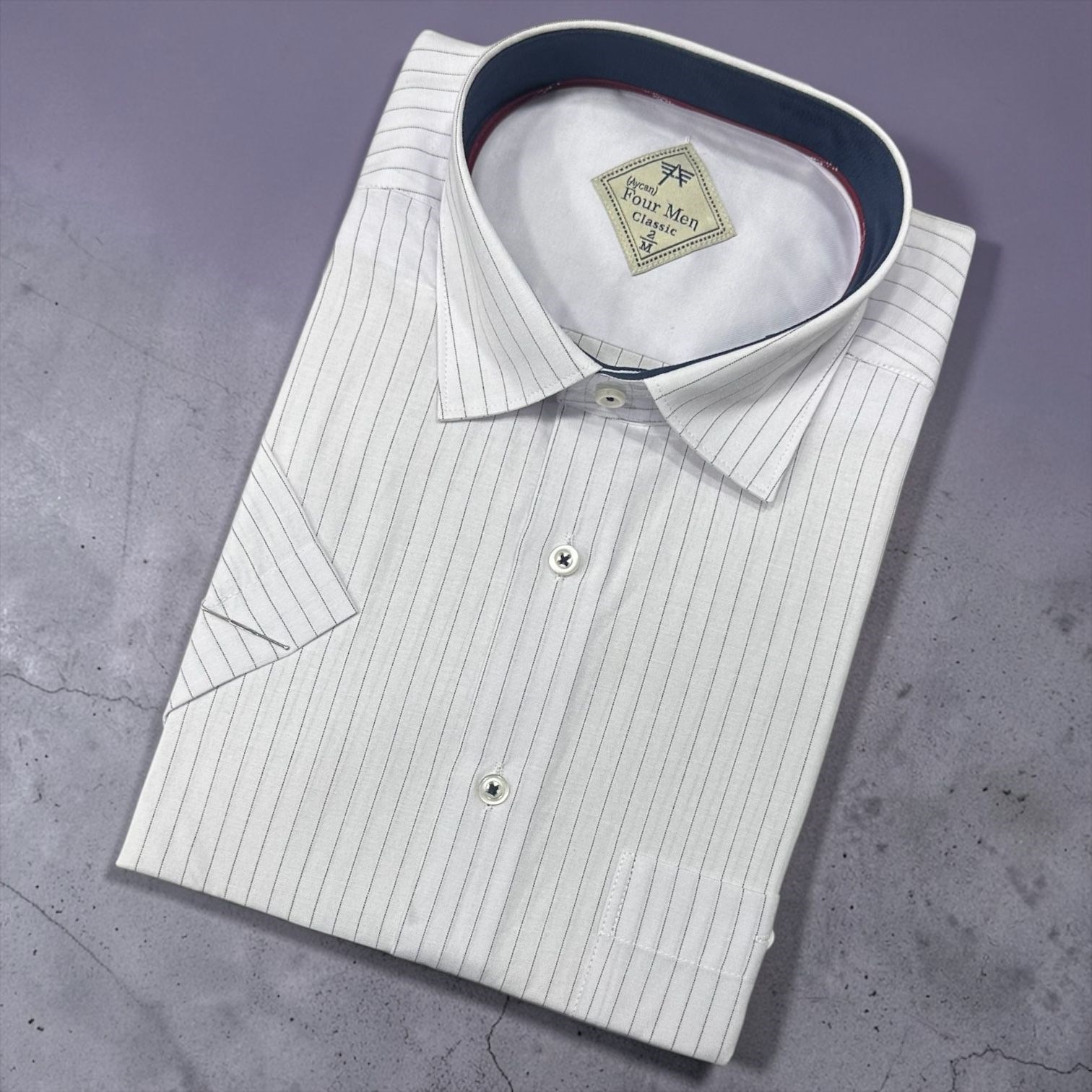Linen Keten Klasik %100 Cotton Kısa Kollu Terletmeyen Gömlek 