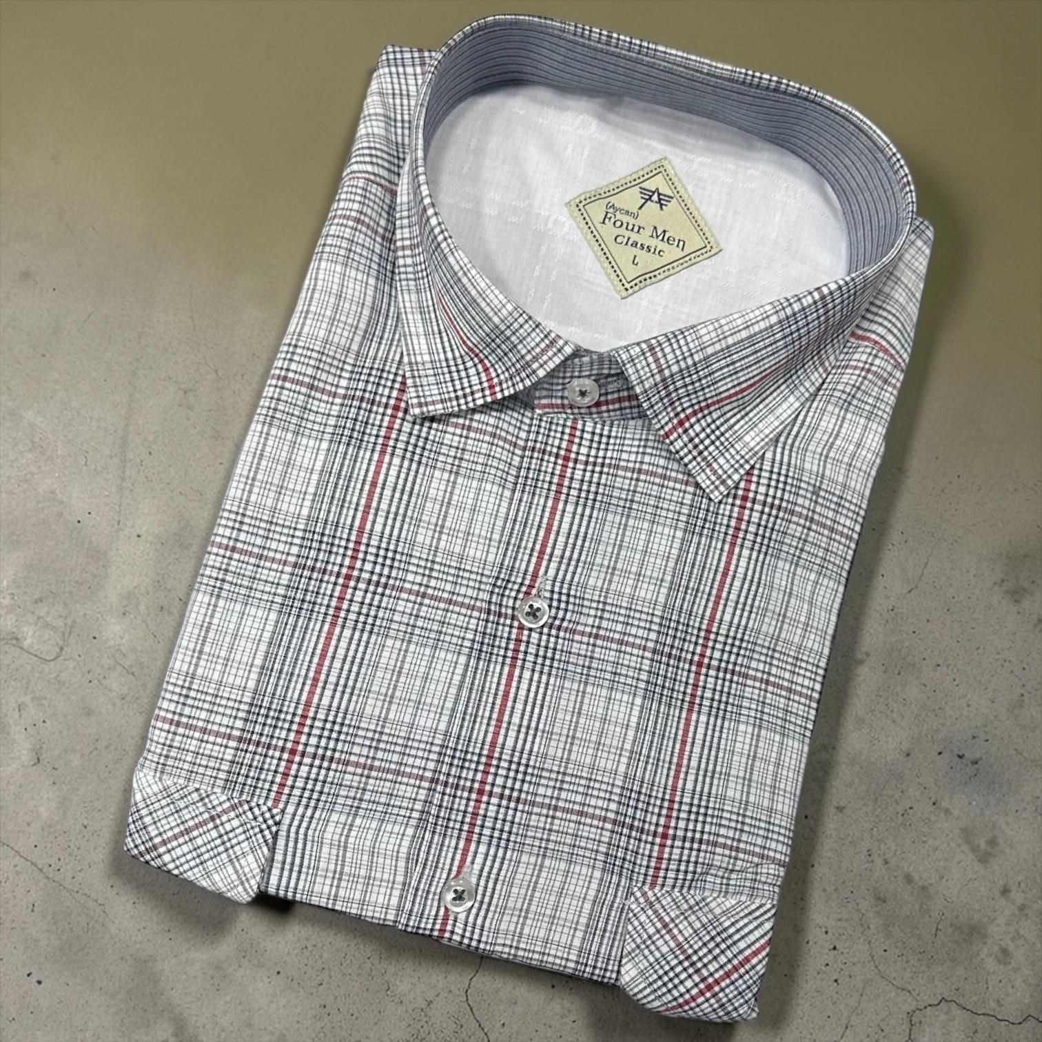 Linen Keten Klasik %100 Cotton Kısa Kollu Terletmeyen Gömlek 