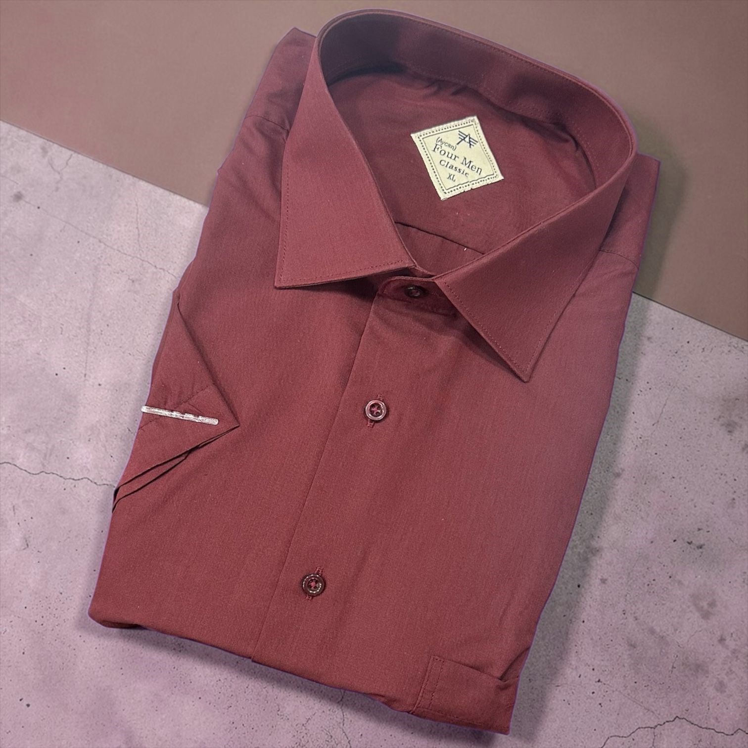 Linen Keten Klasik %100 Cotton Kısa Kollu Terletmeyen Gömlek 