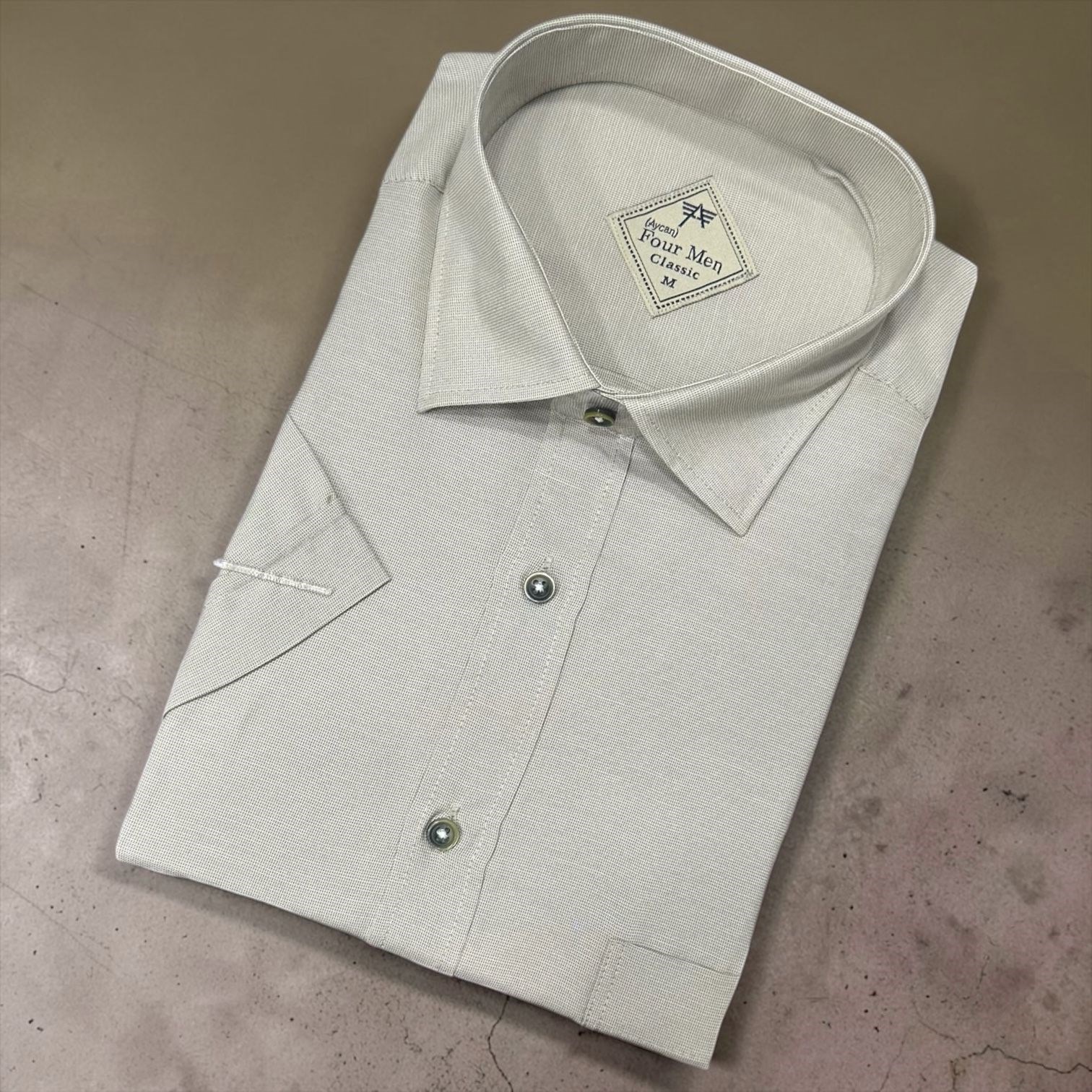 Linen Keten Klasik %100 Cotton Kısa Kollu Terletmeyen Gömlek 