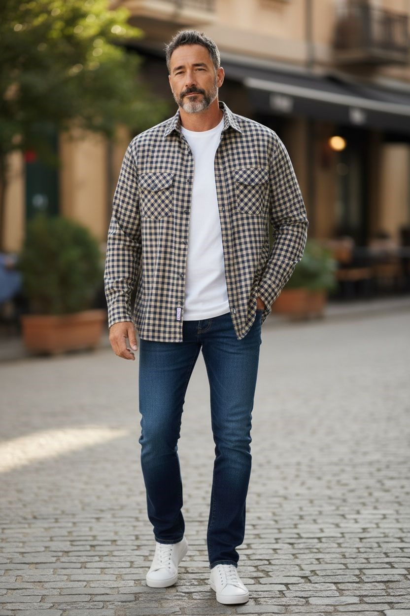 Linen Keten Klasik %100 Cotton Uzun Kollu Terletmeyen Gömlek 