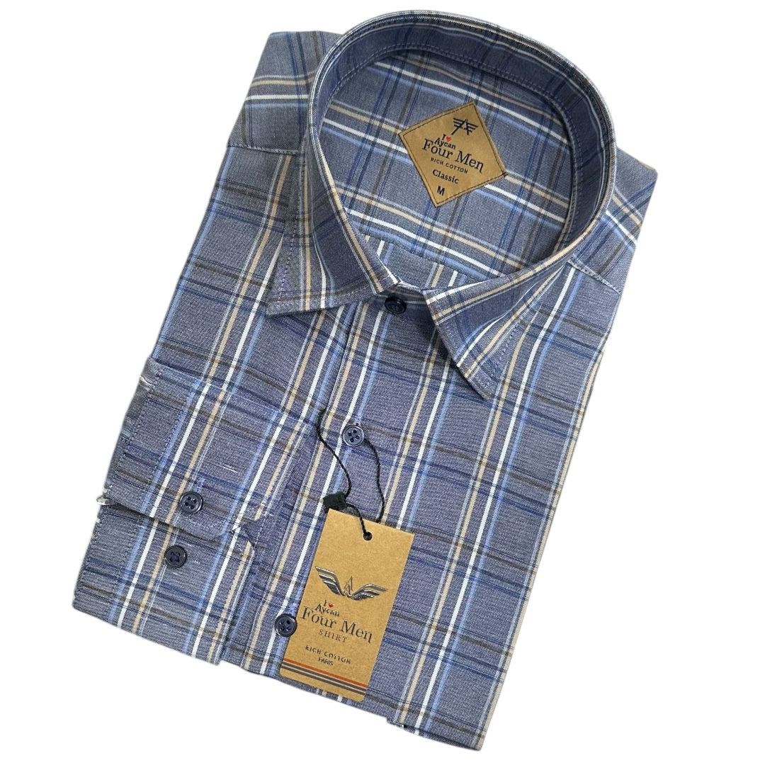 Linen Keten Klasik %100 Cotton Uzun Kollu Terletmeyen Gömlek 