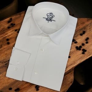Linen Keten Klasik %100 Cotton Uzun Kollu Terletmeyen Beyaz Gömlek (Slim Fit)