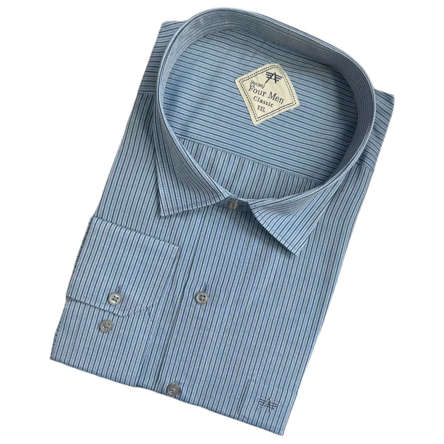 Linen Keten Klasik %100 Cotton Uzun Kollu Terletmeyen Gömlek 