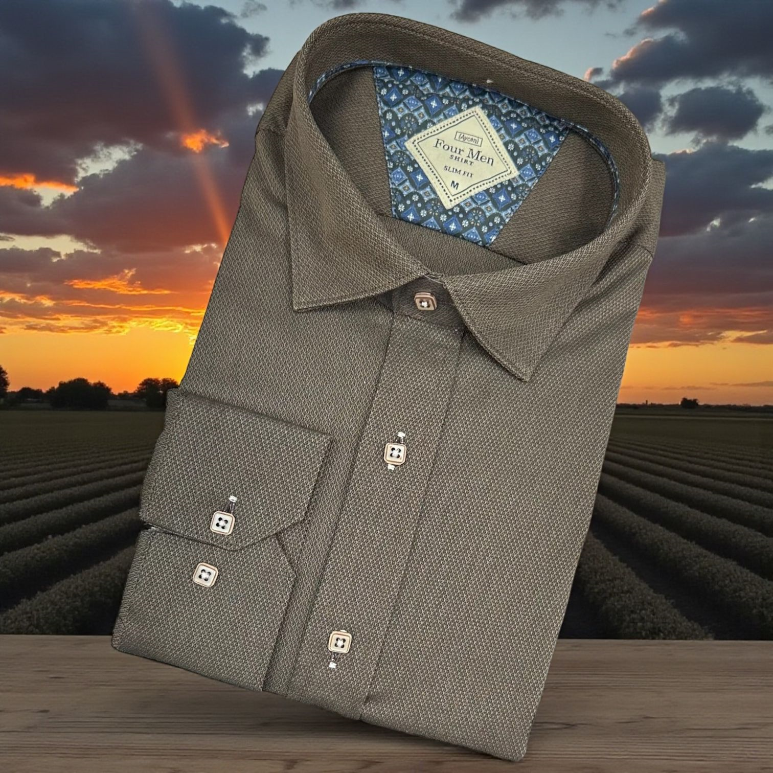 Linen Keten Slim Fit 4 Mevsim Giyilebilen Pamuklu Gömlek