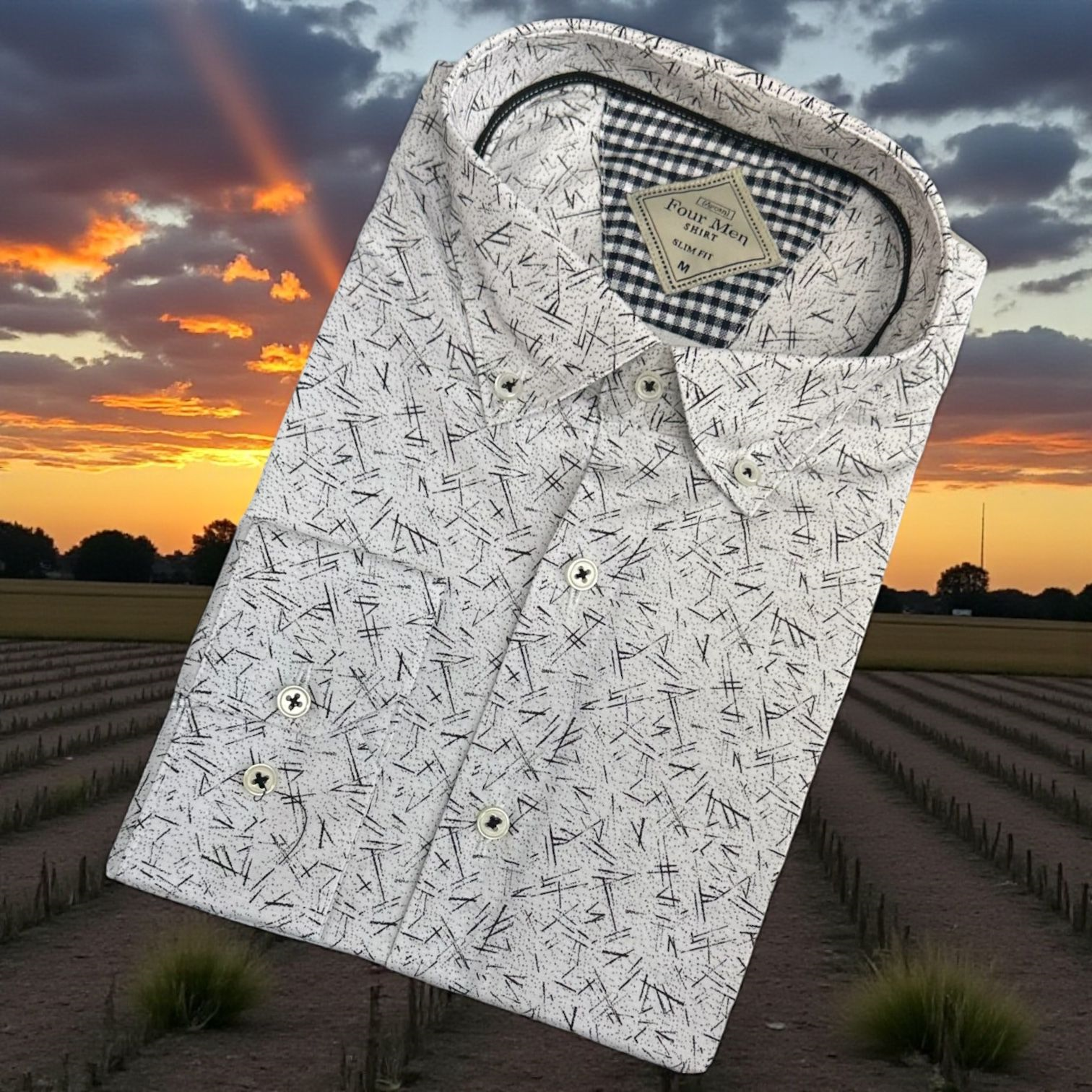 Linen Keten Slim Fit 4 Mevsim Giyilebilen Pamuklu Gömlek