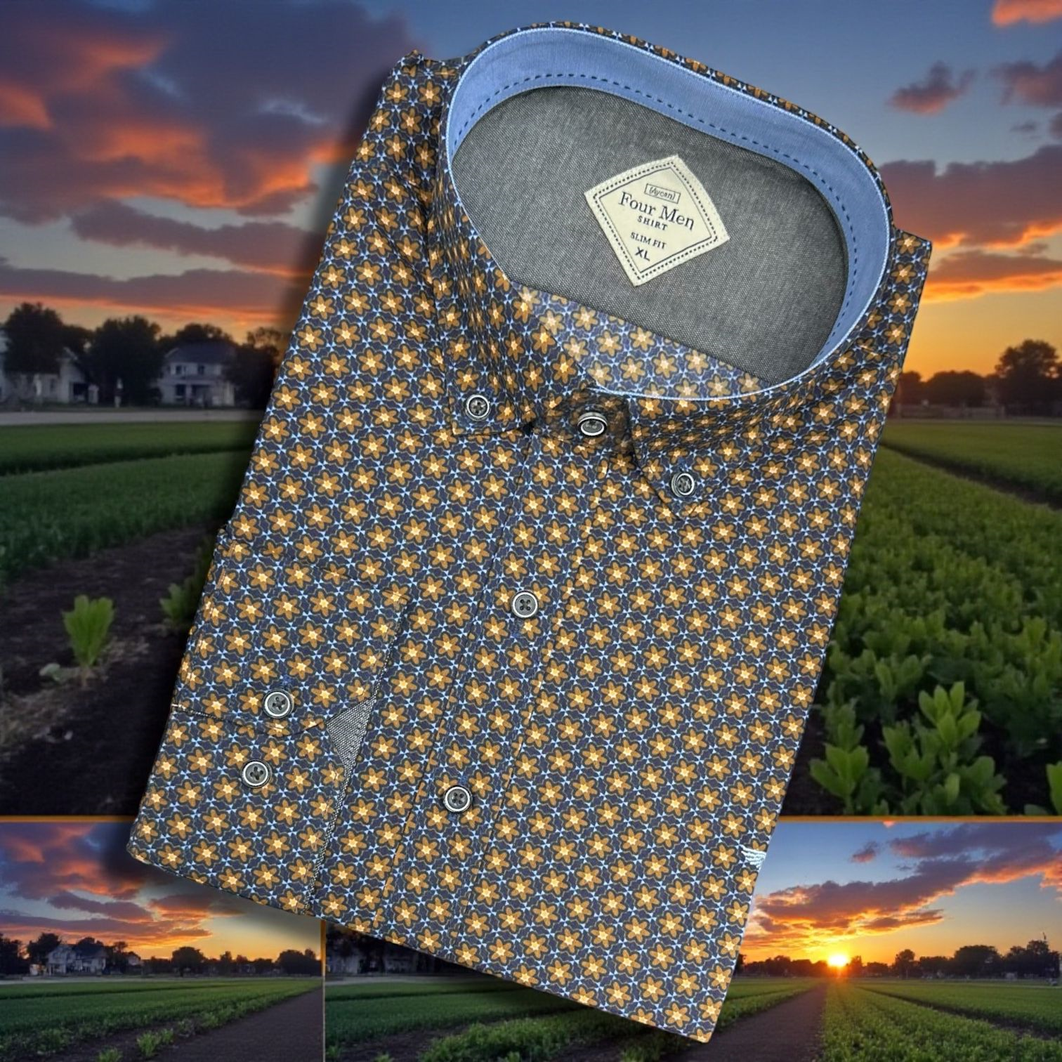 Linen Keten Slim Fit 4 Mevsim Giyilebilen Pamuklu Gömlek