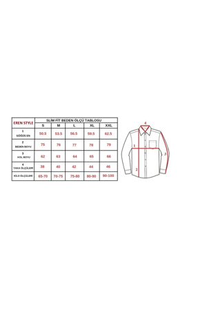 Linen Uzun Kol Pamuklu Yakası Gizli Düğmeli Gömlek (Slim Fit Kalıp)