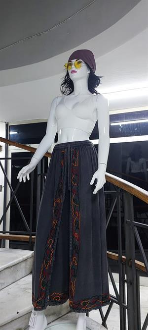 Otantik Nakış İşlemeli Harem Şalvar Pantolon 