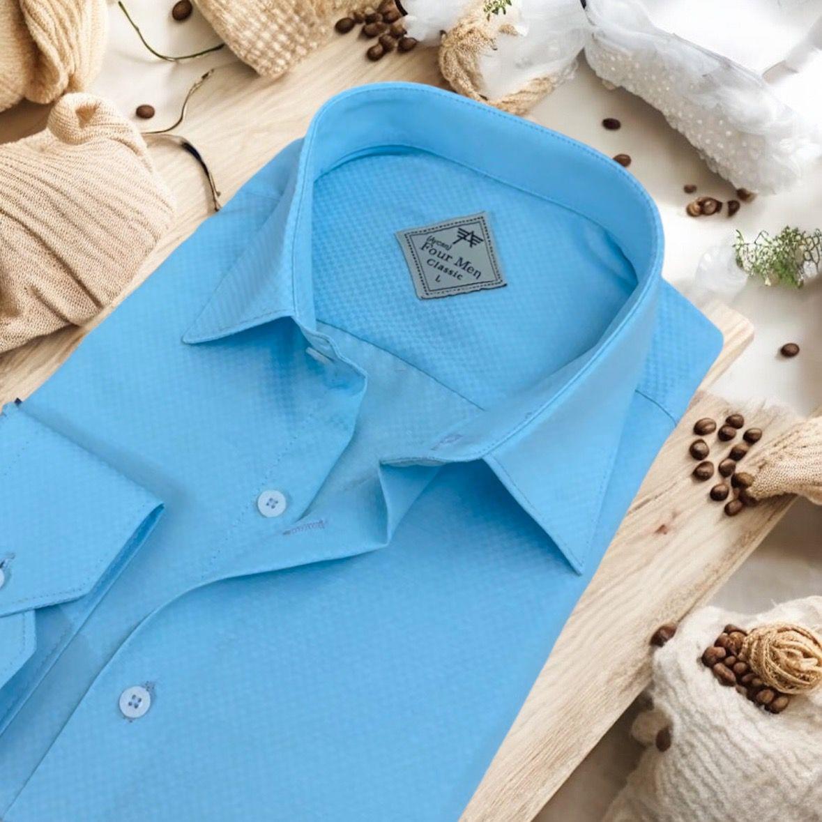 Pamuklu Oxford Uzun Kollu Unisex Gömlek (Standart Kalıp)