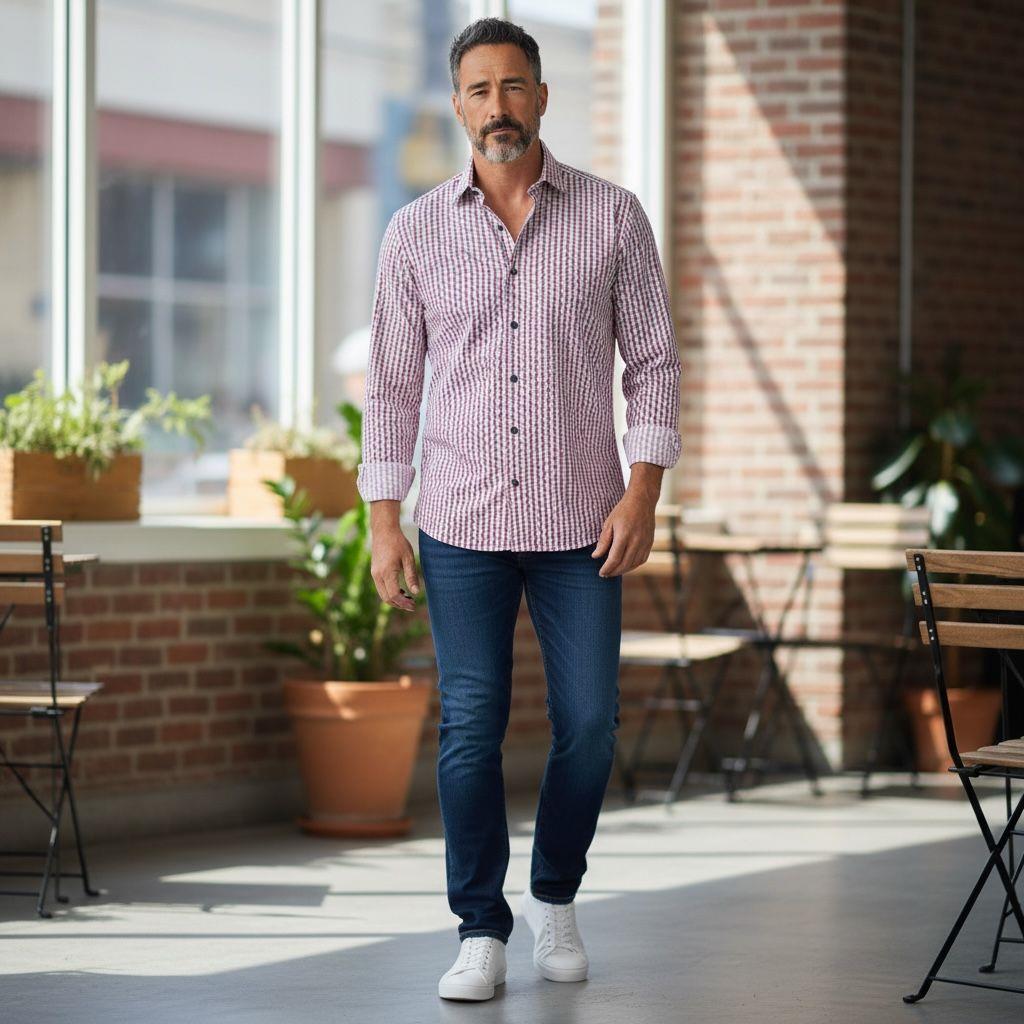 Slim Fit Cotton Uzun Kollu Yakası Gizli Düğmeli Kalite Garanti Baskılı Gömlek (Slimlı Fit)