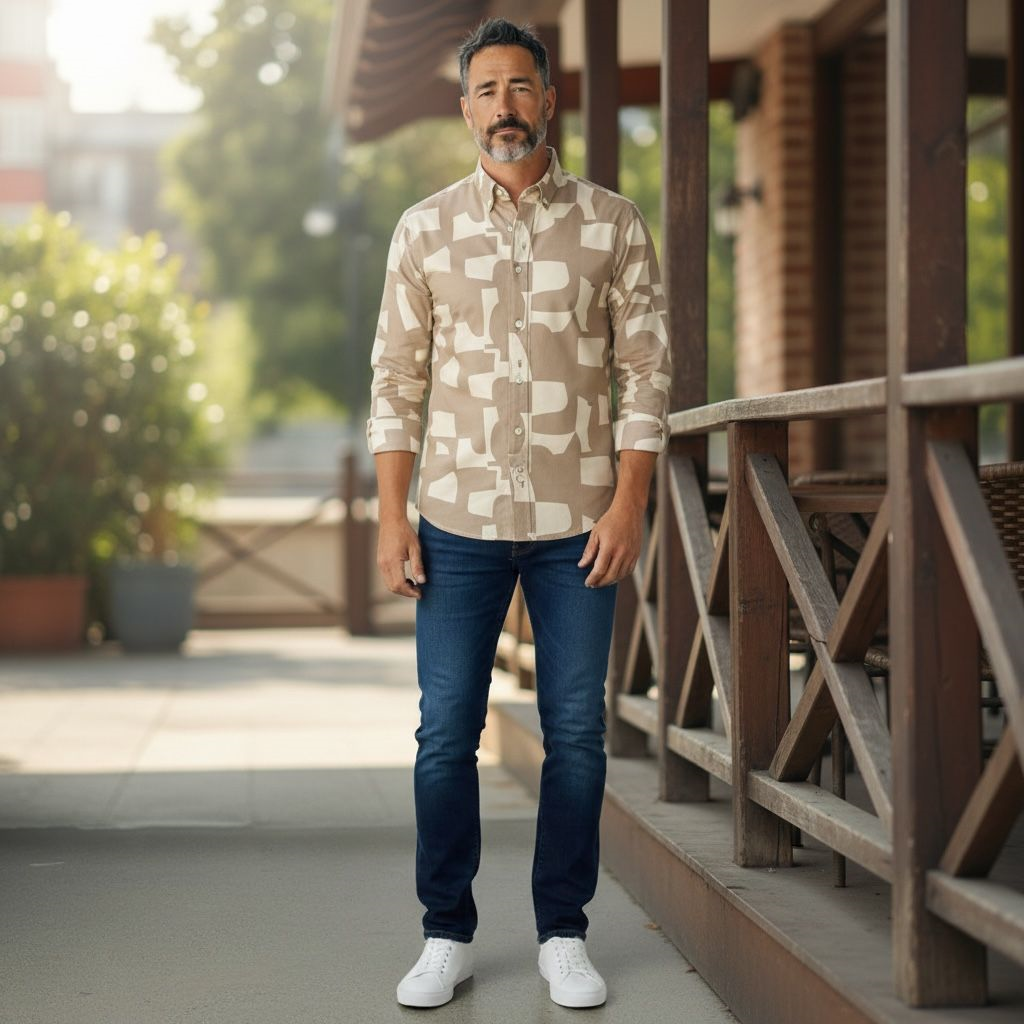 Slim Fit Pamuklu Uzun Kollu Cepsiz Gömlek (Slim Fit Kalıp)