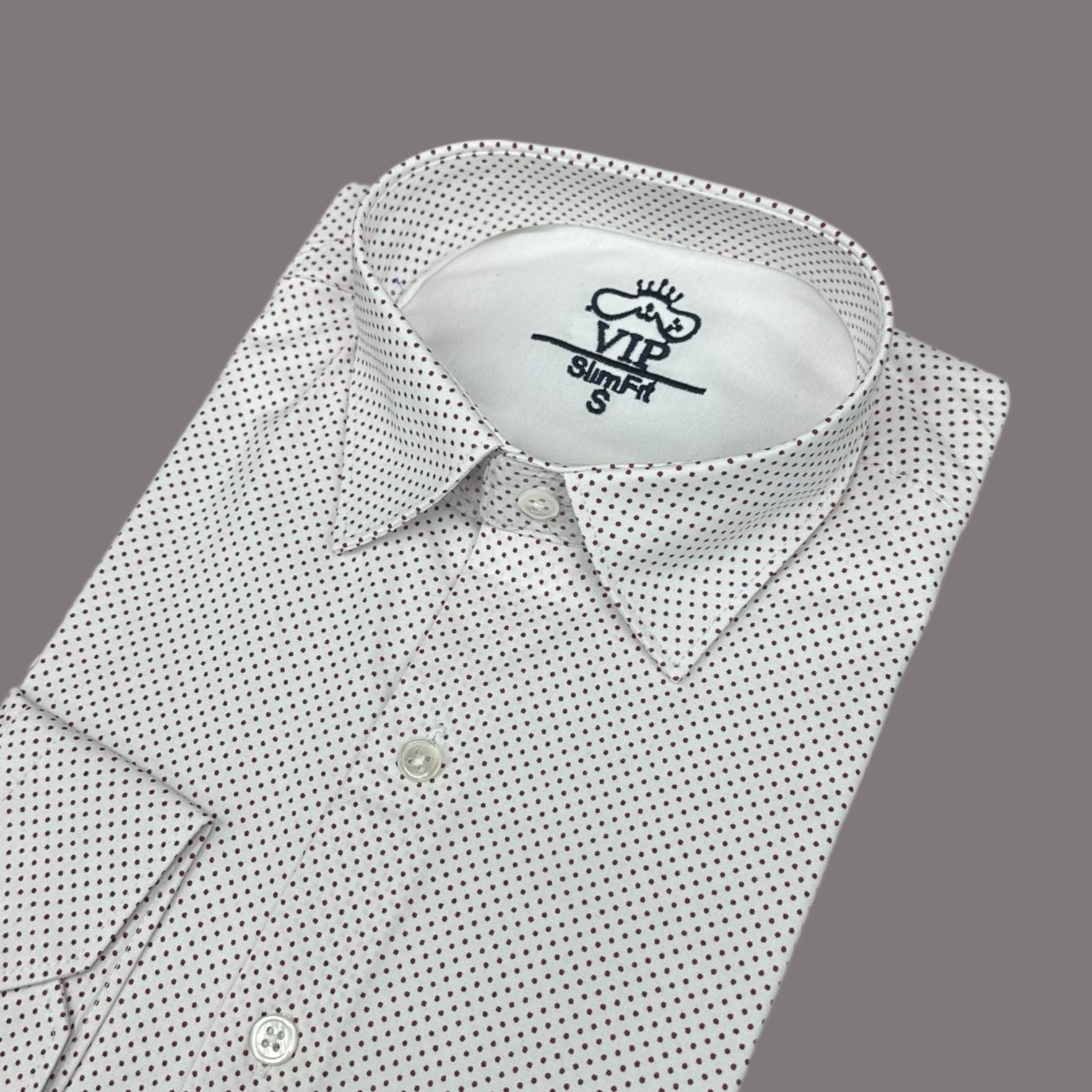Slim Fit Pamuklu Uzun Kollu Cepsiz Gömlek (Slim Fit Kalıp)