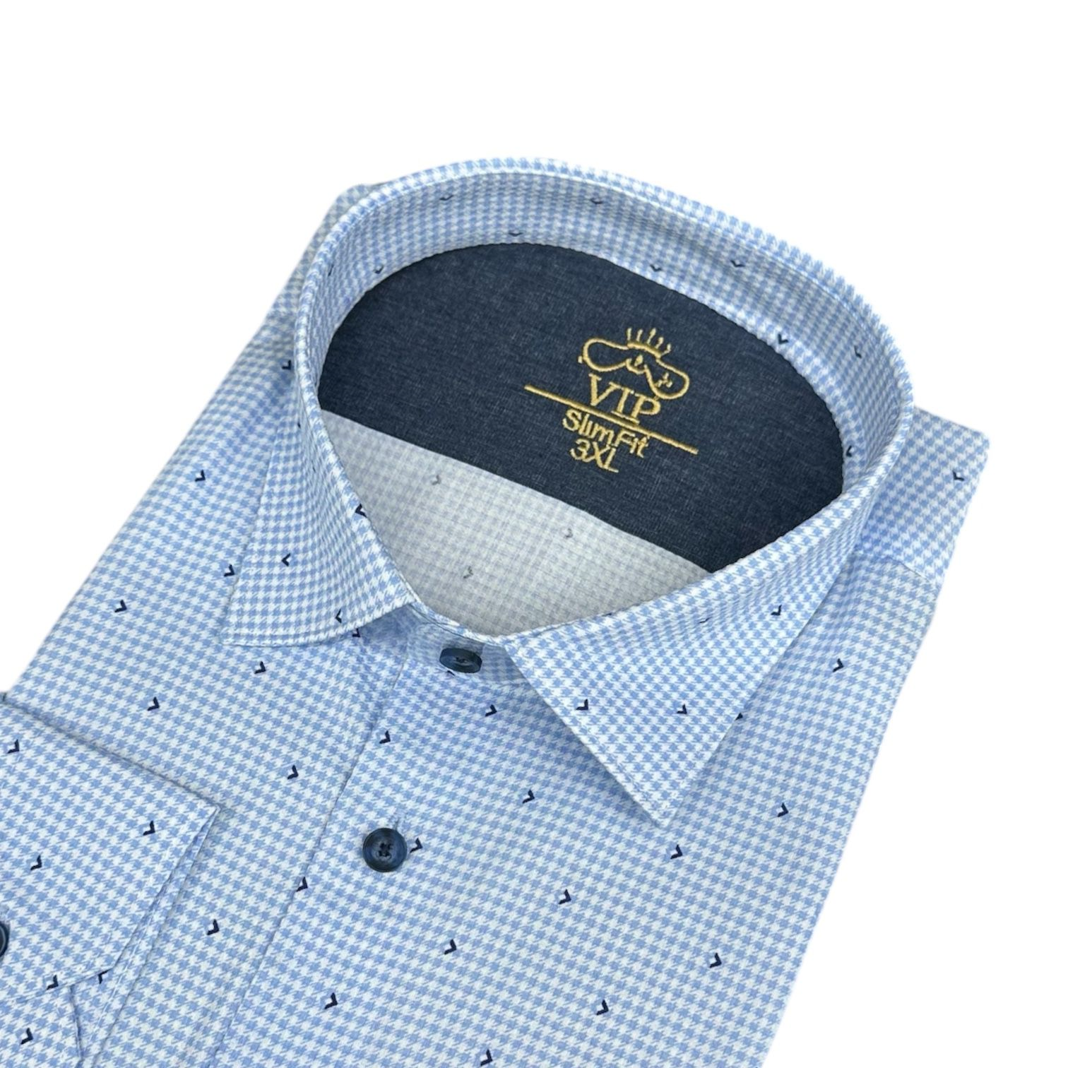 Slim Fit Pamuklu Uzun Kollu Cepsiz Spor Gömlek (Slim Fit Kalıp)