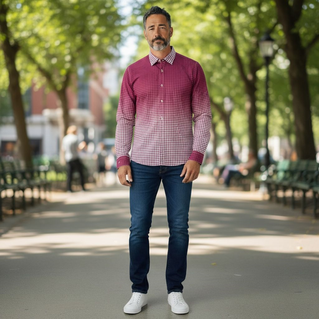 Slim Fit Pamuklu Uzun Kollu Cepsiz Spor Gömlek (Slim Fit Kalıp)