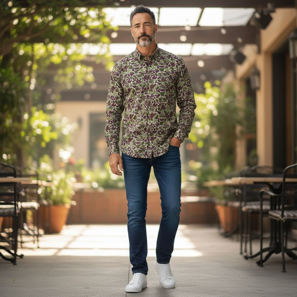 Unisex Pamuklu Uzun Kollu Cepsiz Spor Gömlek (Slim Fit Kalıp)