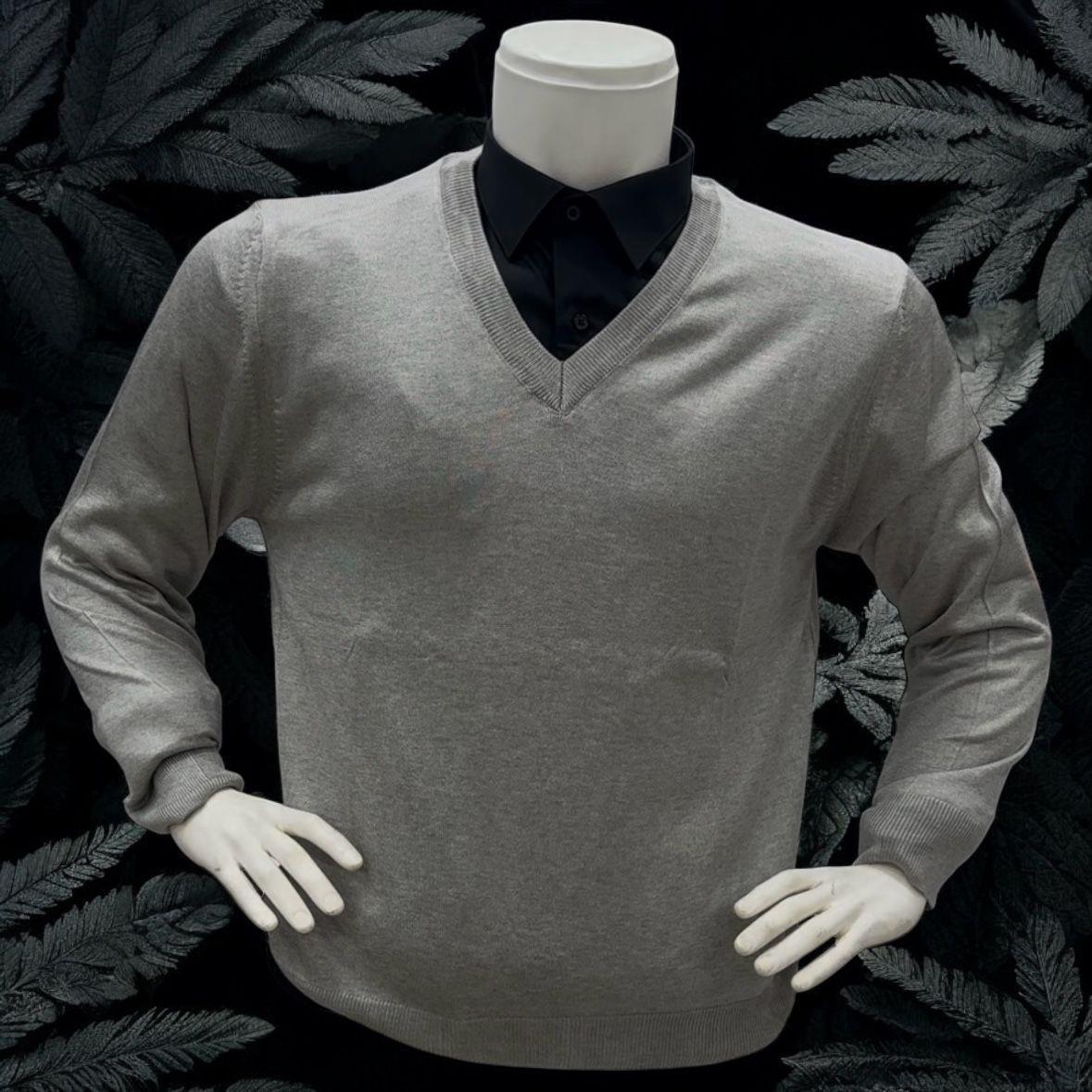 Uzun Kollu Bej  V Yaka Kazak (Unisex)