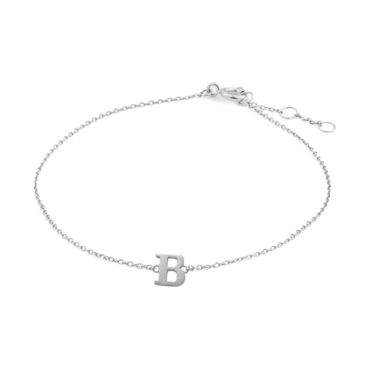 B Harfli Altın Bileklik