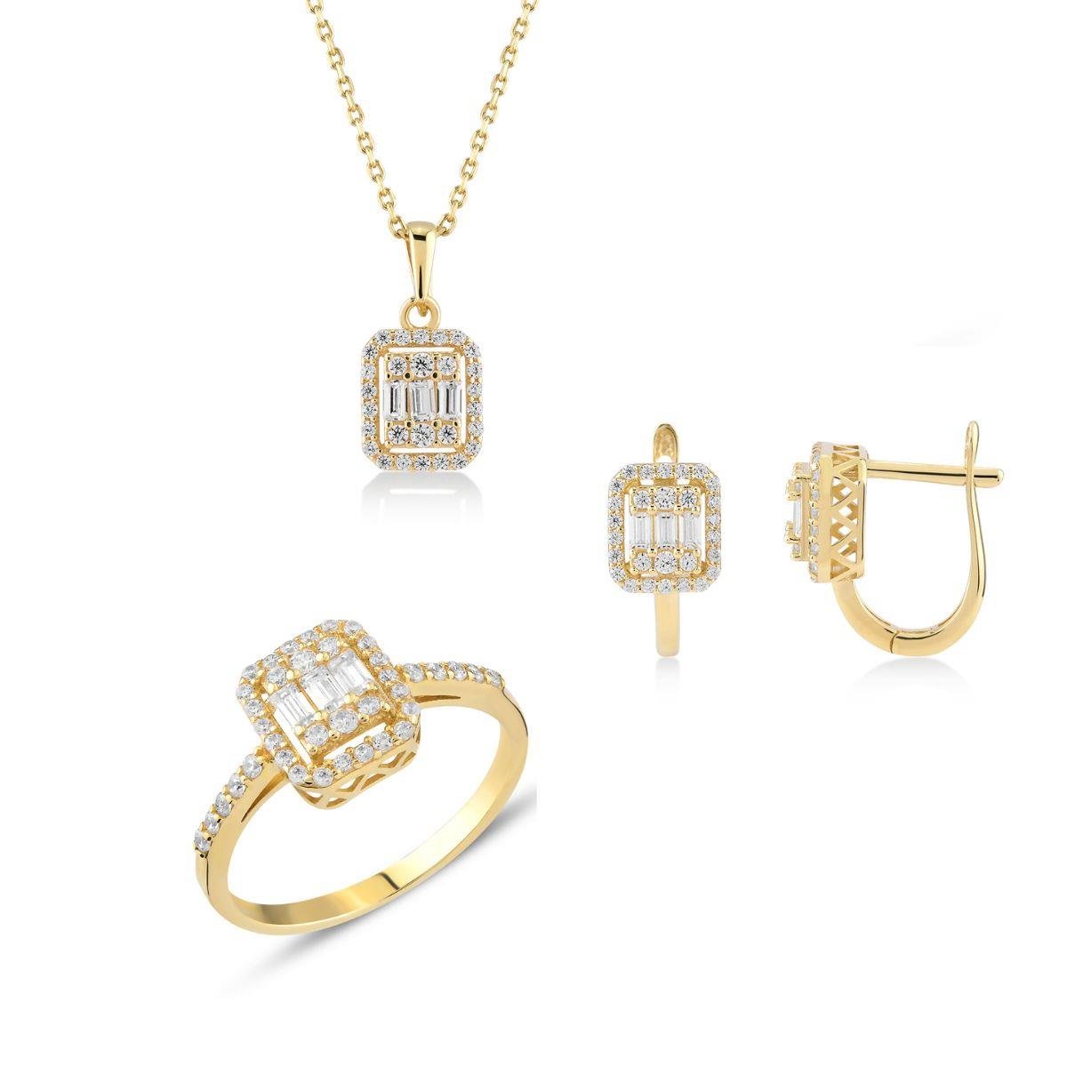 Baget Altın Set Üçlü Takım