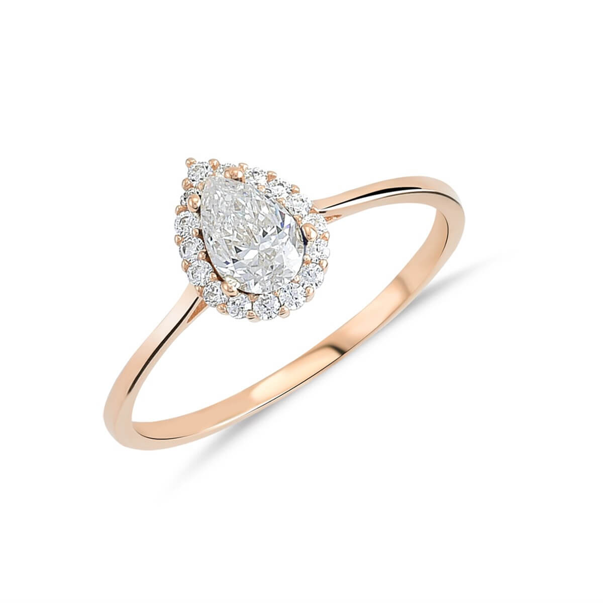 Damla Taşlı Altın Fantazi Yüzük