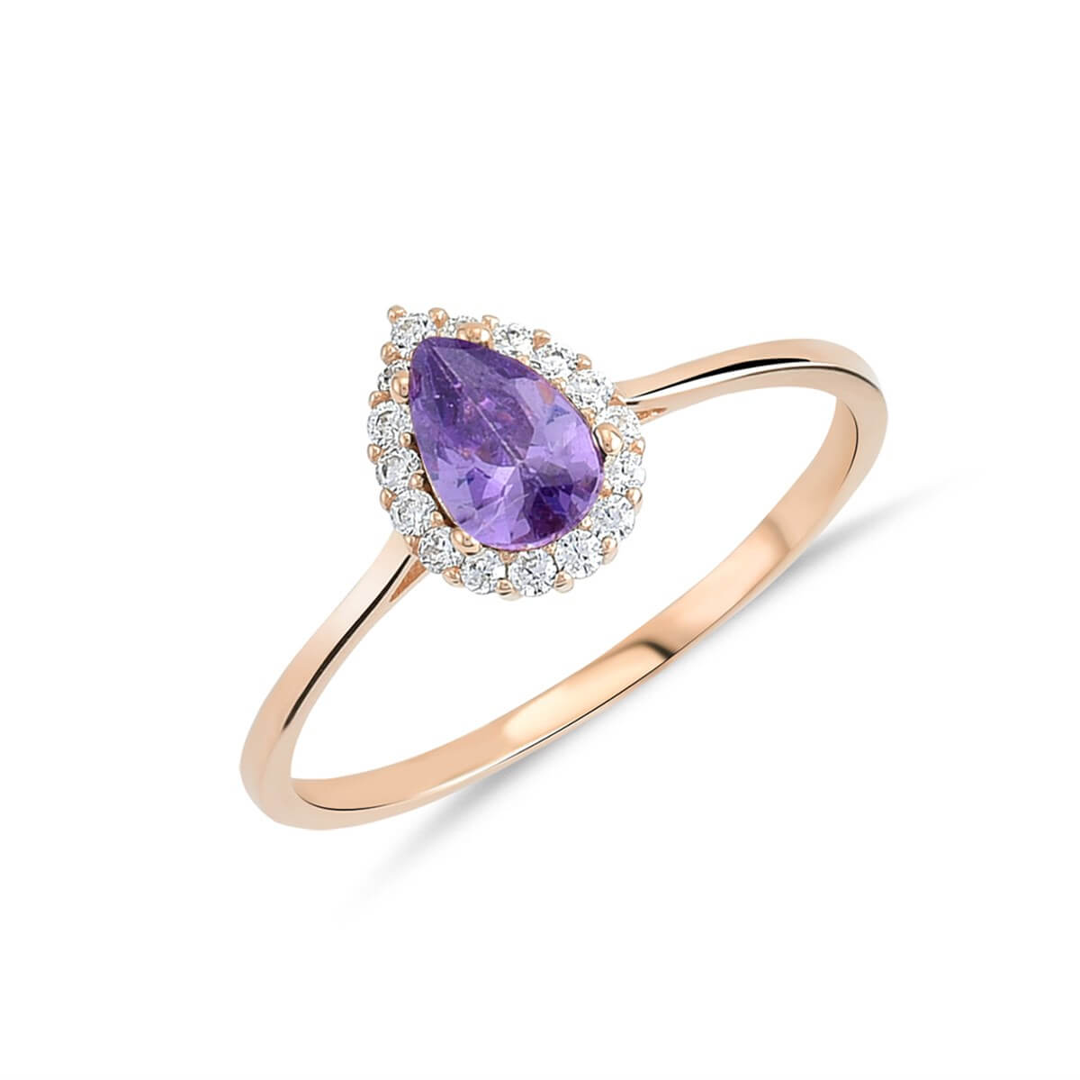 Damla Taşlı Altın Fantazi Yüzük