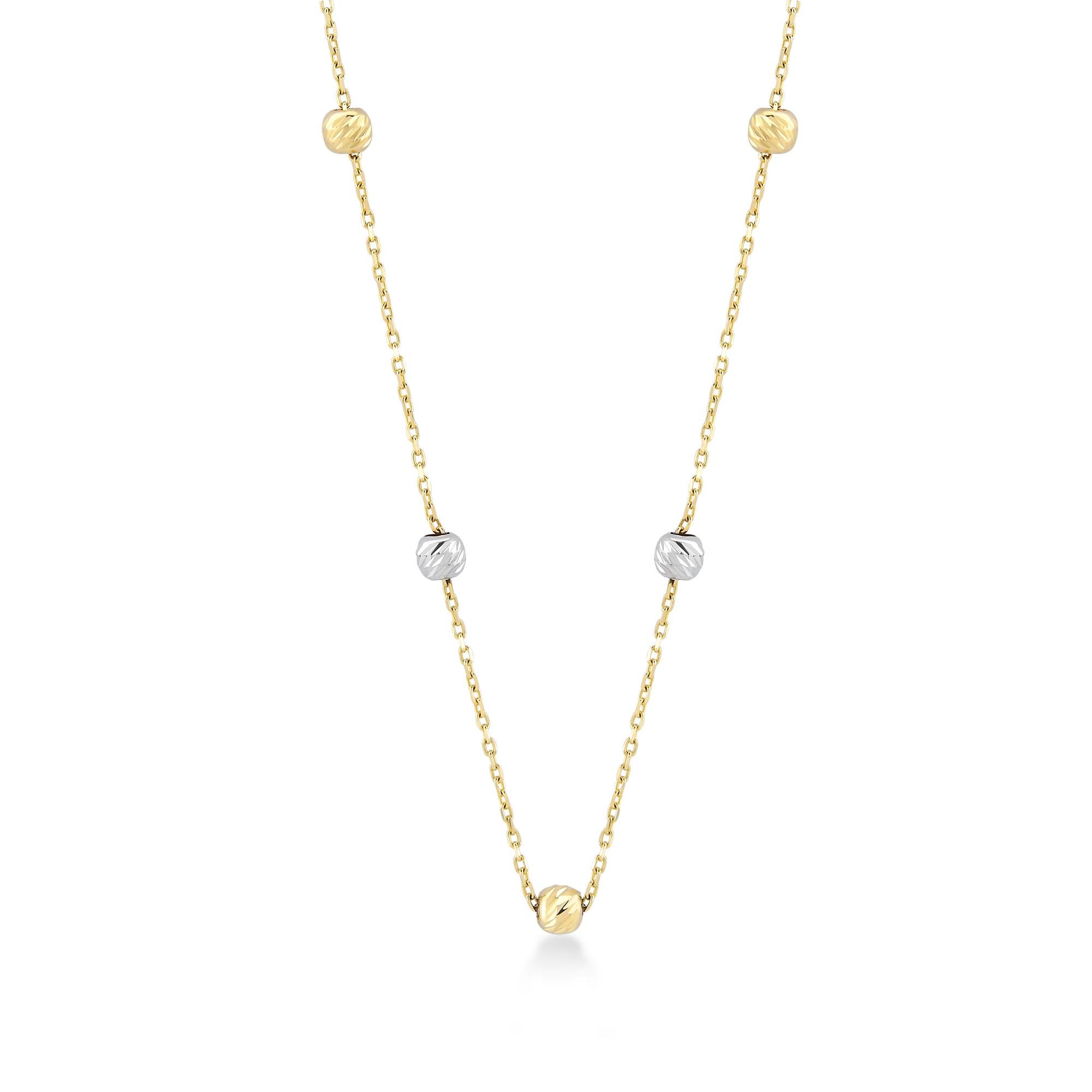 Dorika Toplu Altın Kolye 14 Ayar