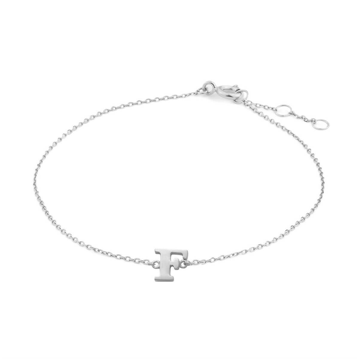 F Harfli Altın Bileklik