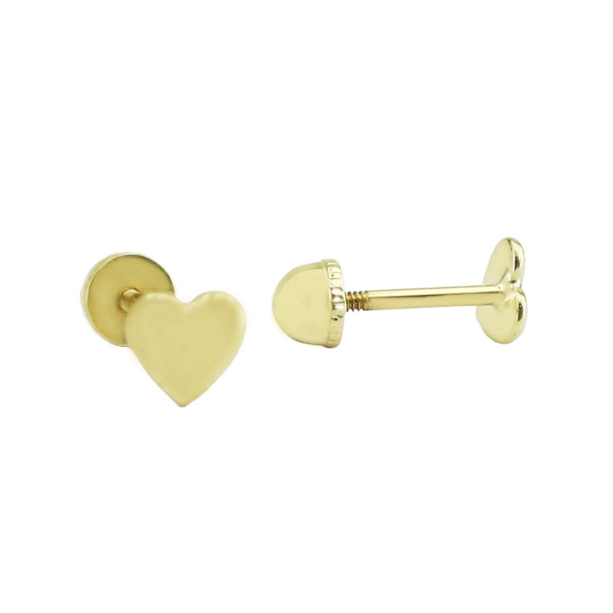 Kalp Tragus Piercing Altın Küpe KPA 190 01 00 00