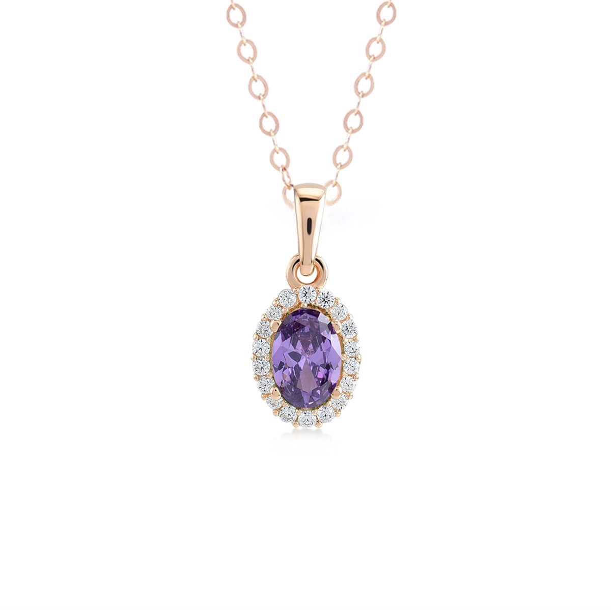 Kenar Taşlı Altın Fantazi Kolye